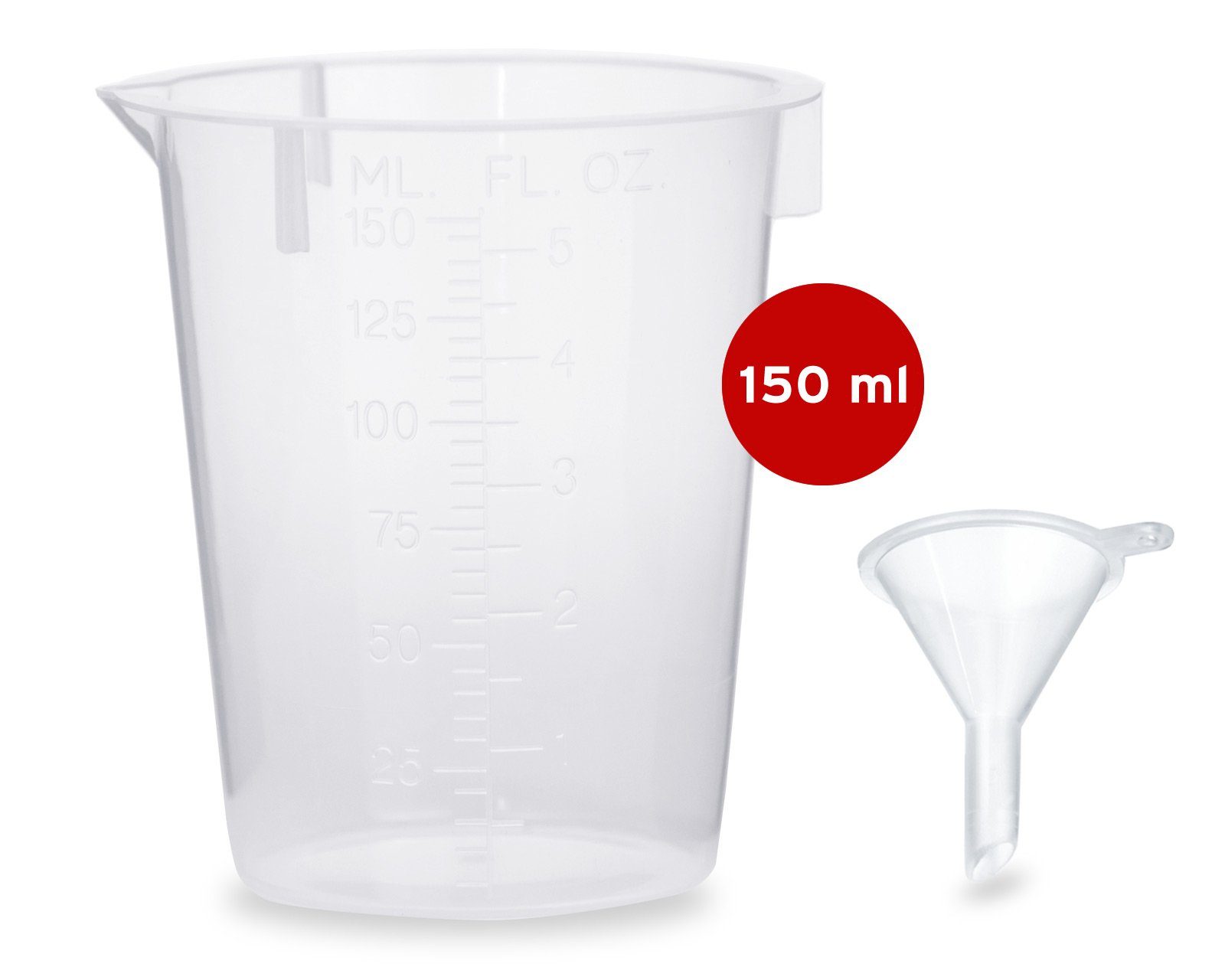 OCTOPUS Kanister 10 Plastikflaschen 100ml LDPE, G14, Tropfeinsatz mit Zubehör (10 St)
