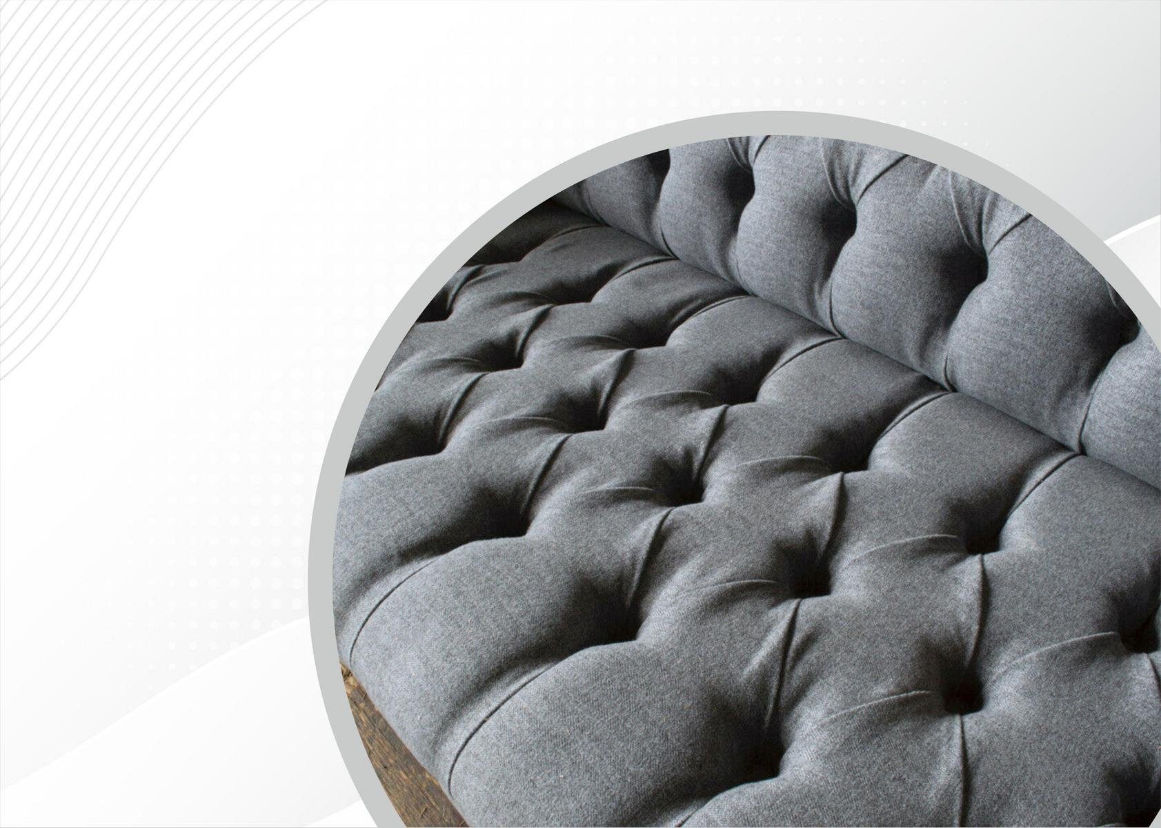 Sitzer Couch JVmoebel Sofa Chesterfield-Sofa, 3 Chesterfield Design 225 cm