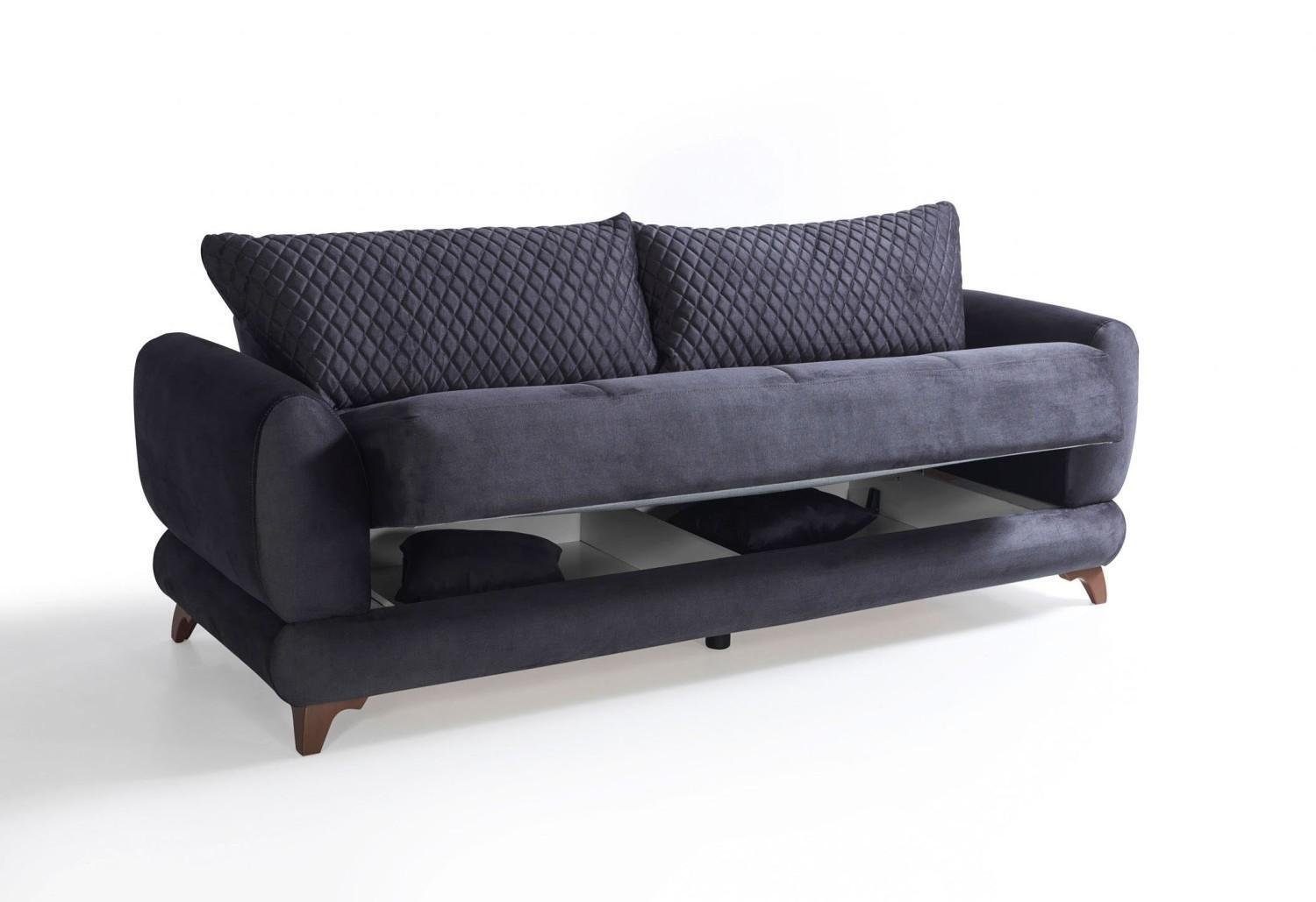 Dreisitzer Schlaffunktion JVmoebel Made Sofa In Sofas, Bett Europe Textil mit Sofa Klappcouch Couch