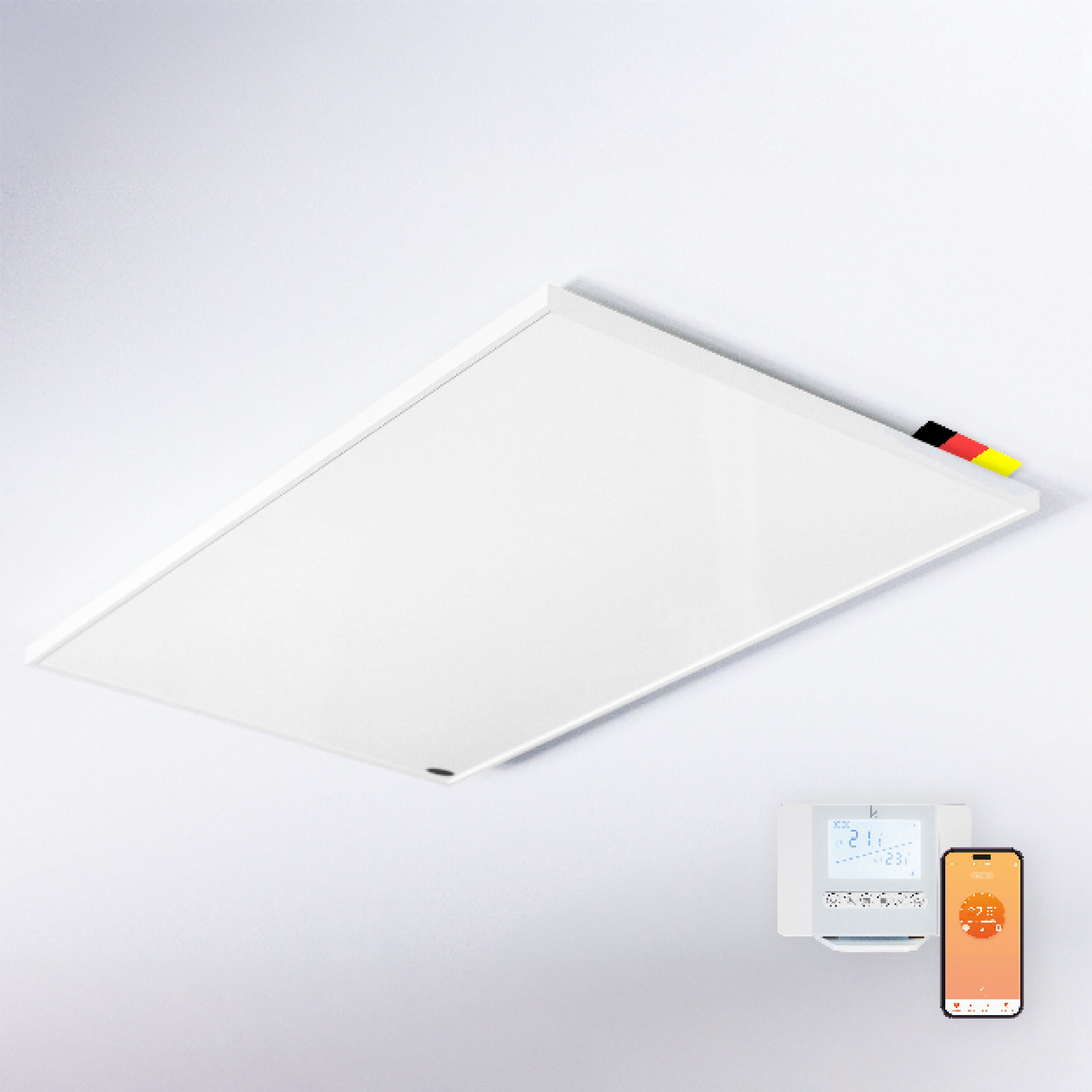 Könighaus Infrarotheizung Könighaus Deckenheizung M-Serie mit Raumthermostat, hohe Effizienz, Made in Germany, sehr angenehme Strahlungswärme