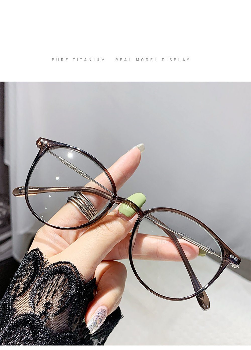 Farbverändernde Brille grau Schutzbrille Anti-Blaulicht PACIEA