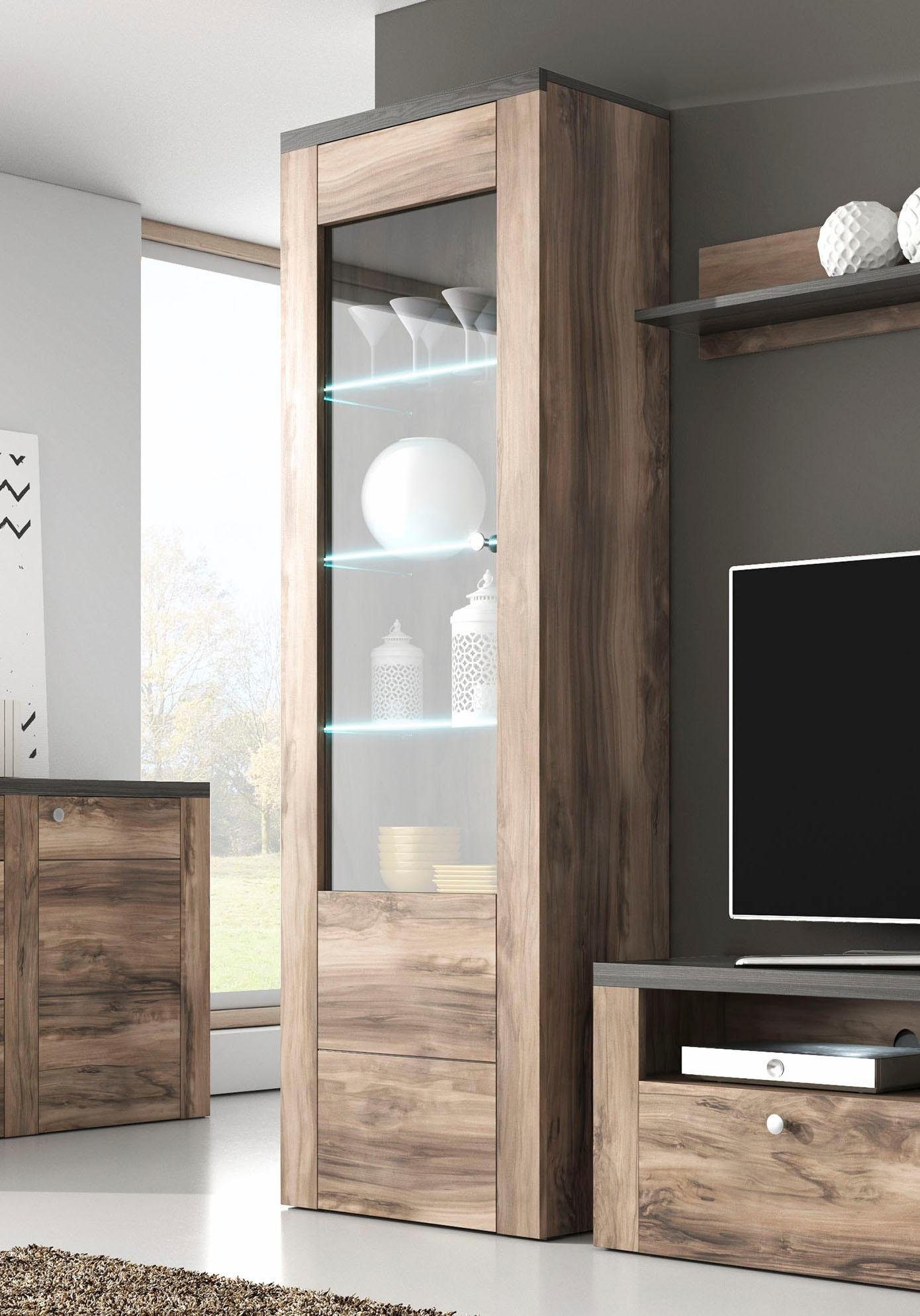 Home affaire Vitrine Larona, zeitlose Glasvitirne, günstig online kaufen