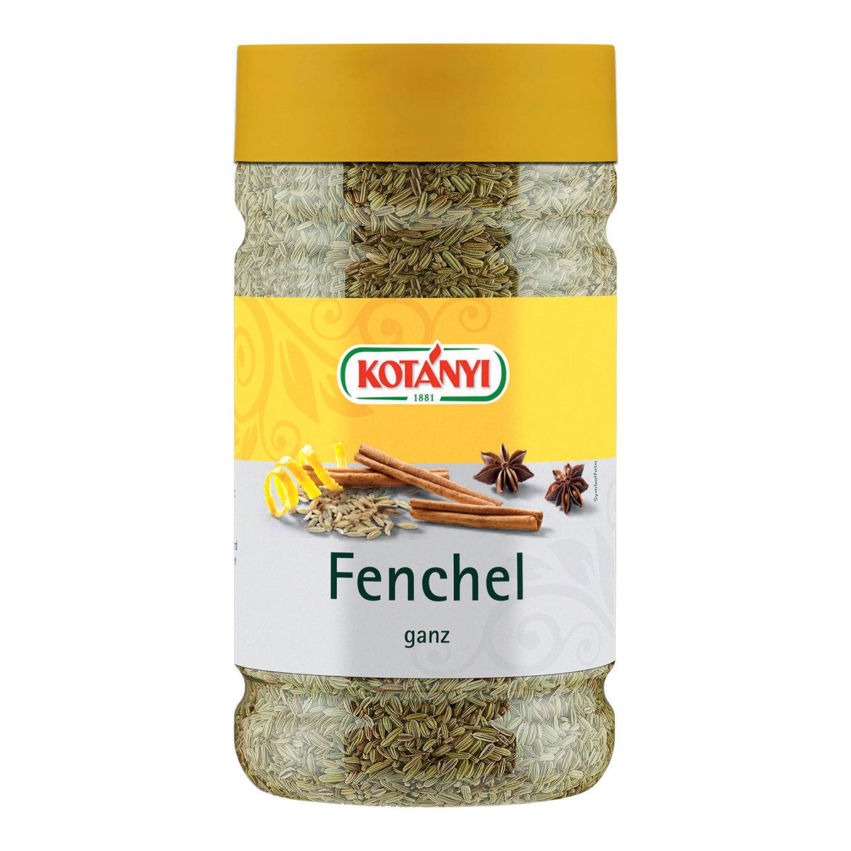 KOTANYI Gewürz, Kotanyi Fenchel ganz Gewürze Großverbraucher Gastronomie 300g