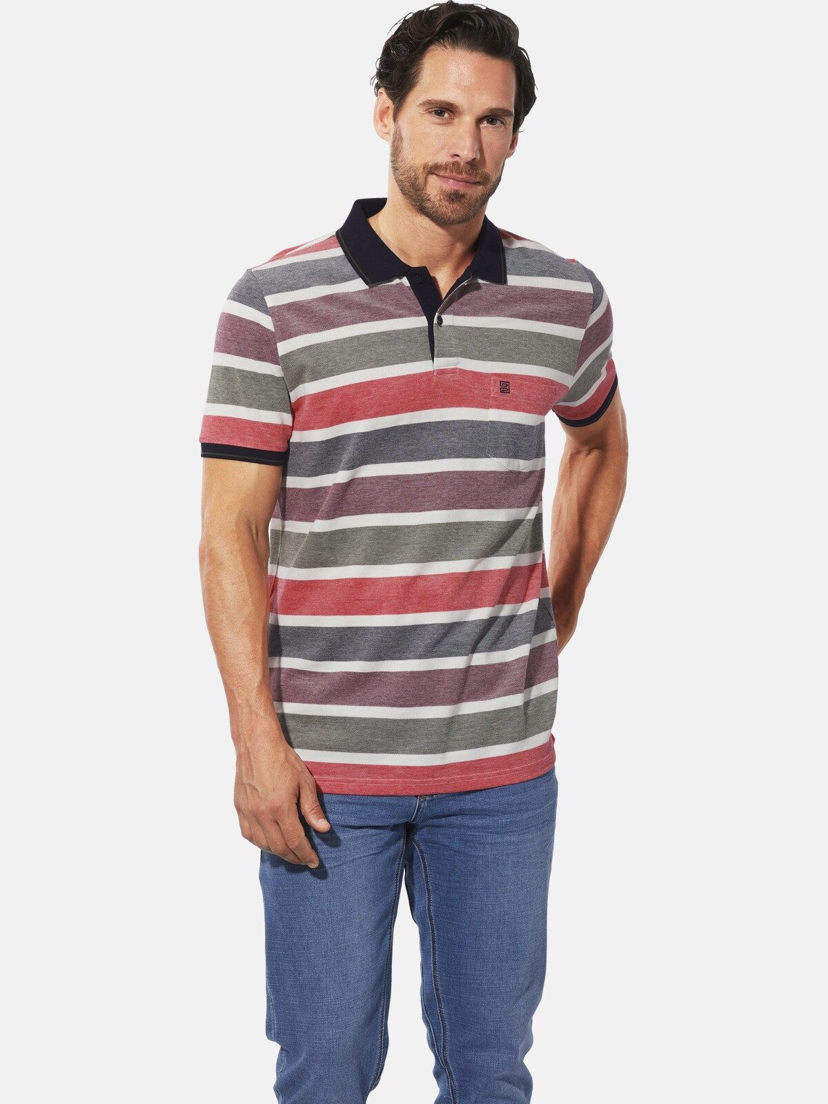 Babista Poloshirt CIRINOSTI mit auffälligen Querstreifen