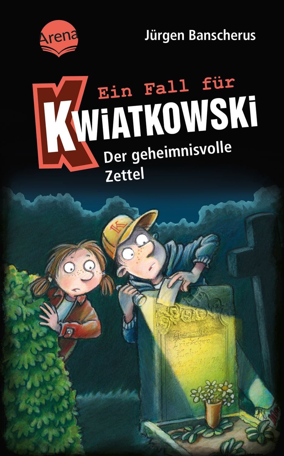 Ein Fall für Kwiatkowski (34). Der geheimnisvolle Zettel / Jürgen Banscherus, Spannende Krimireihe für Kinder ab 7 Jahren mit witzigen Bildern