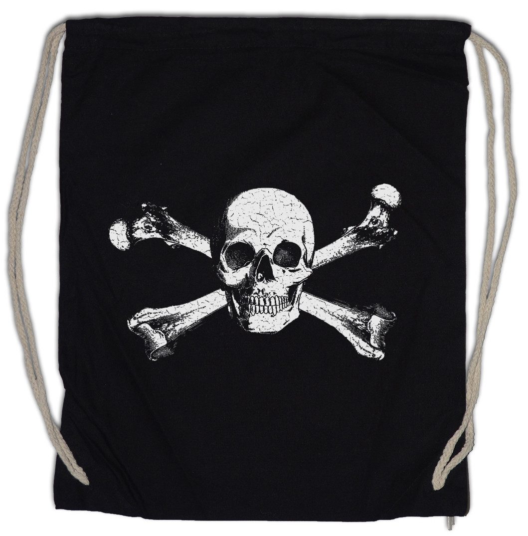 Turnbeutel Skull & Crossbones Turnbeutel Skull Skulls Jolly Schädel Knochen Bone