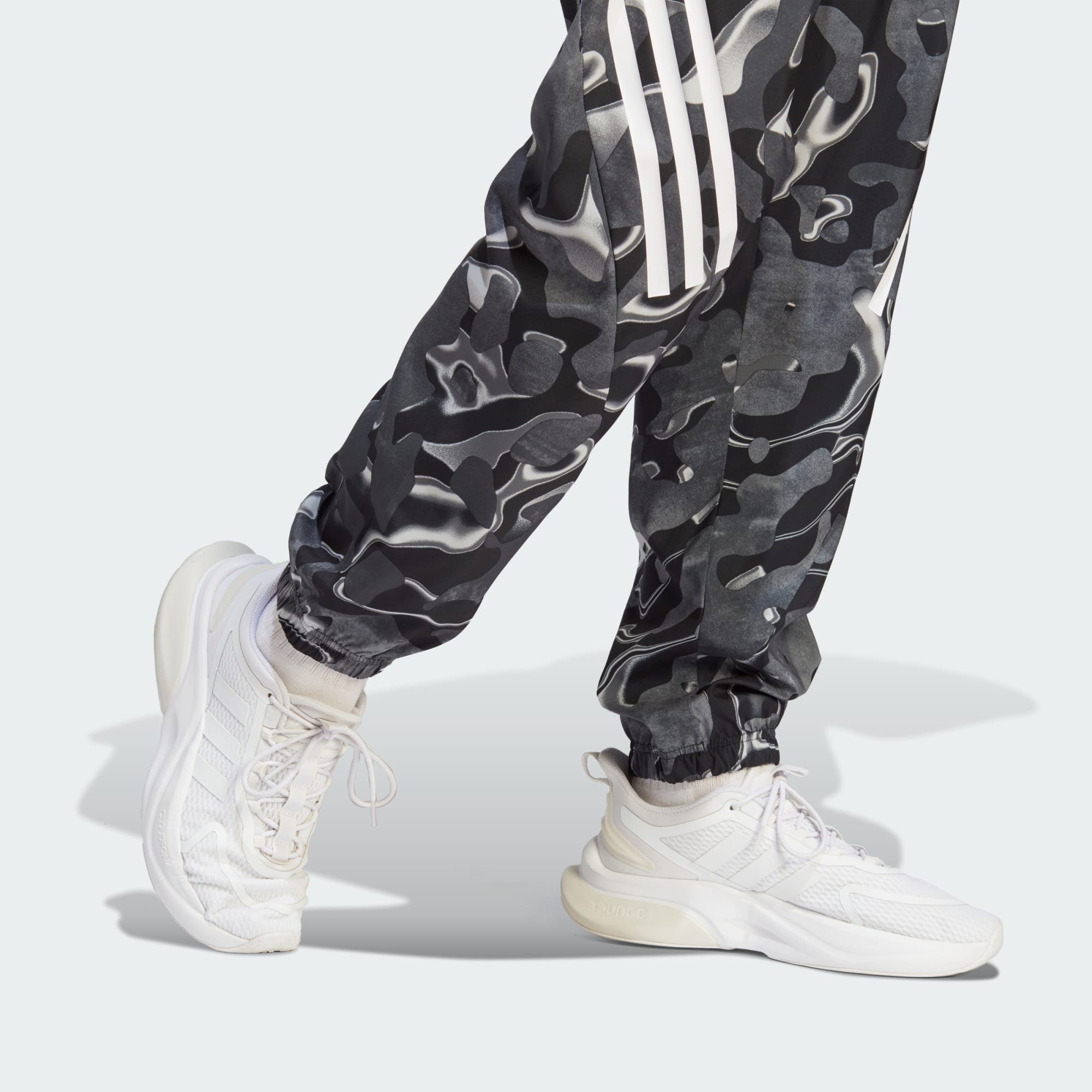 / White Sportswear ICONS PRINT ALLOVER Black FUTURE adidas Jogginghose HOSE