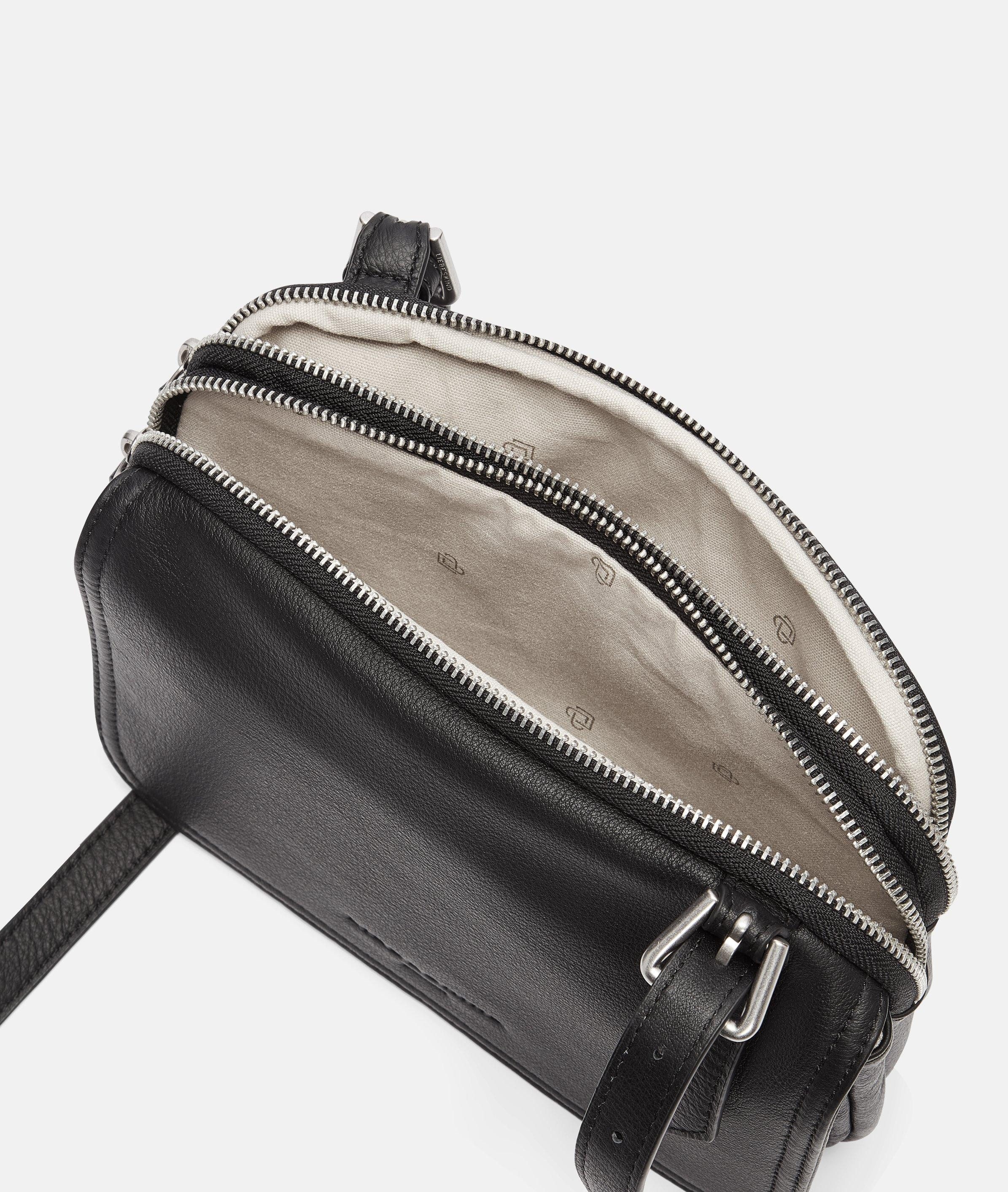 Liebeskind Berlin Umhängetasche Mareike Crossbody M, Schlichte Umhängetasche aus Leder