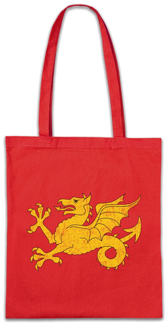 Urban Backwoods Beuteltasche Shire Flag Stofftasche Fahne Flagge Banner Coat of Arms Wappen England (1-tlg), UK Great Britain Englische