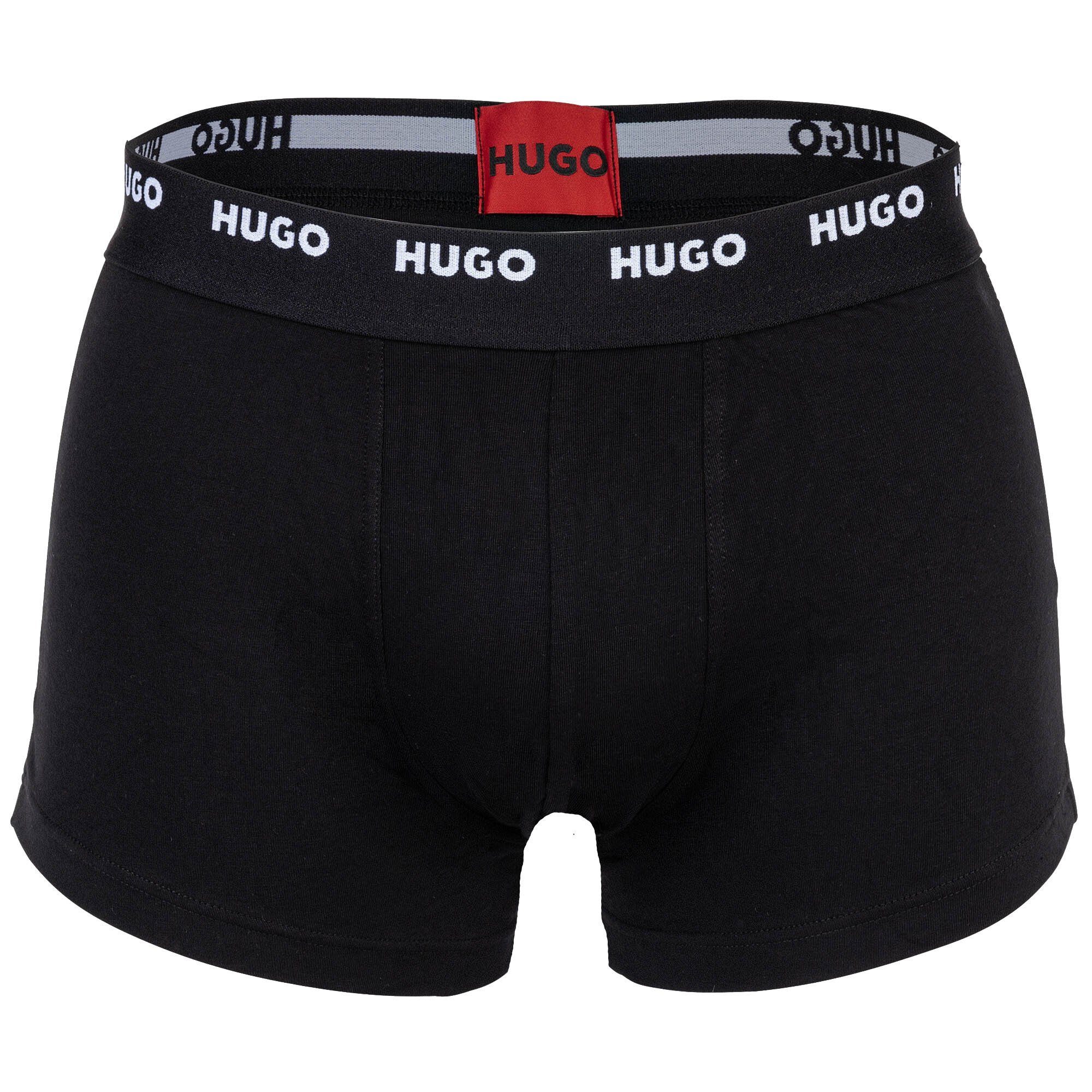 Trunks 5er HUGO Herren - Shorts, Pack Pack Five Schwarz/Rot/Weiß Boxer Boxer