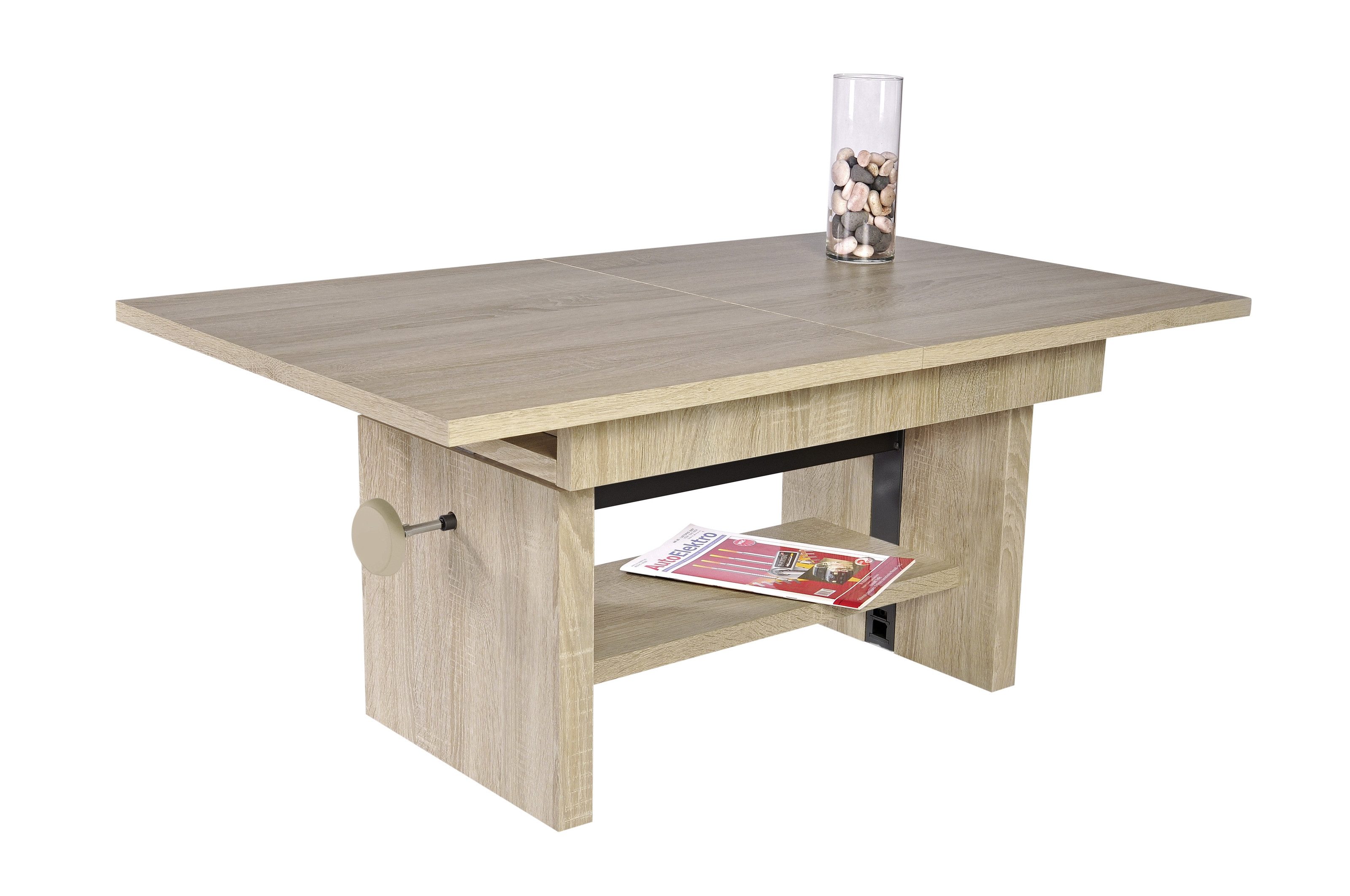 möbelando Couchtisch Bruni, 150 x 48 x 65 cm (B/H/T)