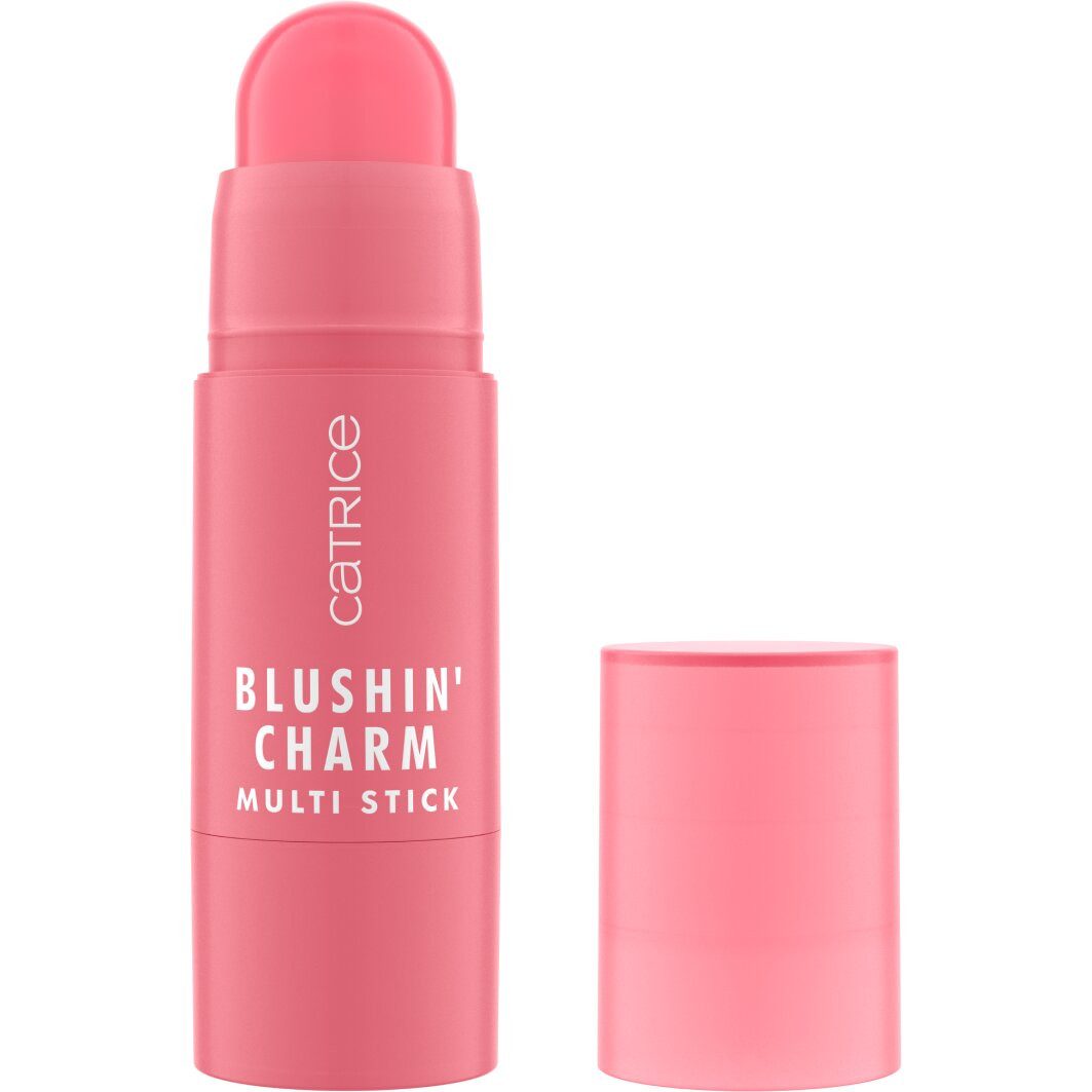 Catrice Rouge Blushin' Charm Multi Stick, 3-tlg., Variable Deckkraft, cremige, nicht klebende Textur, gut verblendbar.