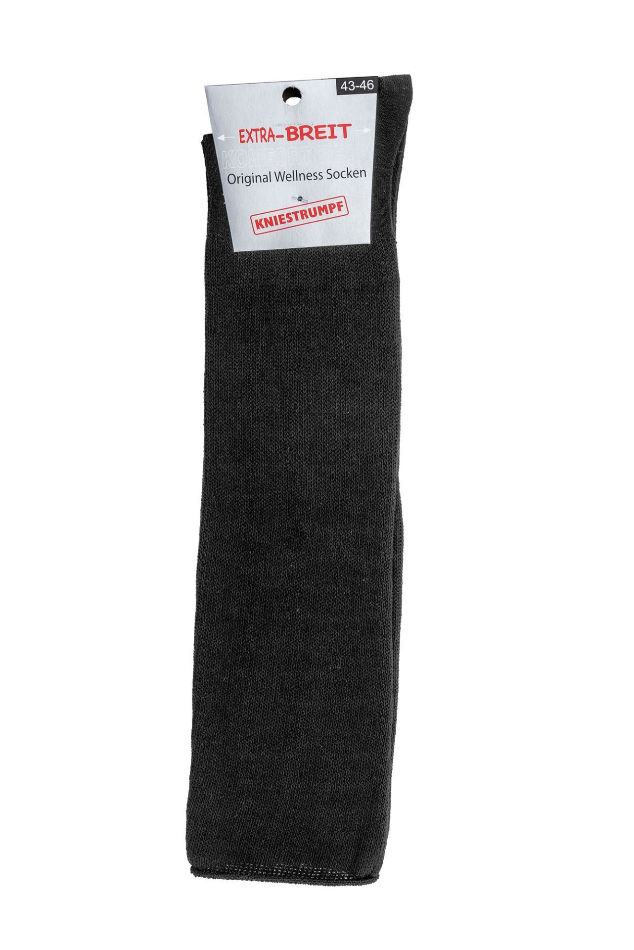 Wowerat Diabetikersocken 2 Paar Extra-Breite Wellness-Kniestrümpfe, weite Diabetiker-Strümpfe – Bild 2 von 4
