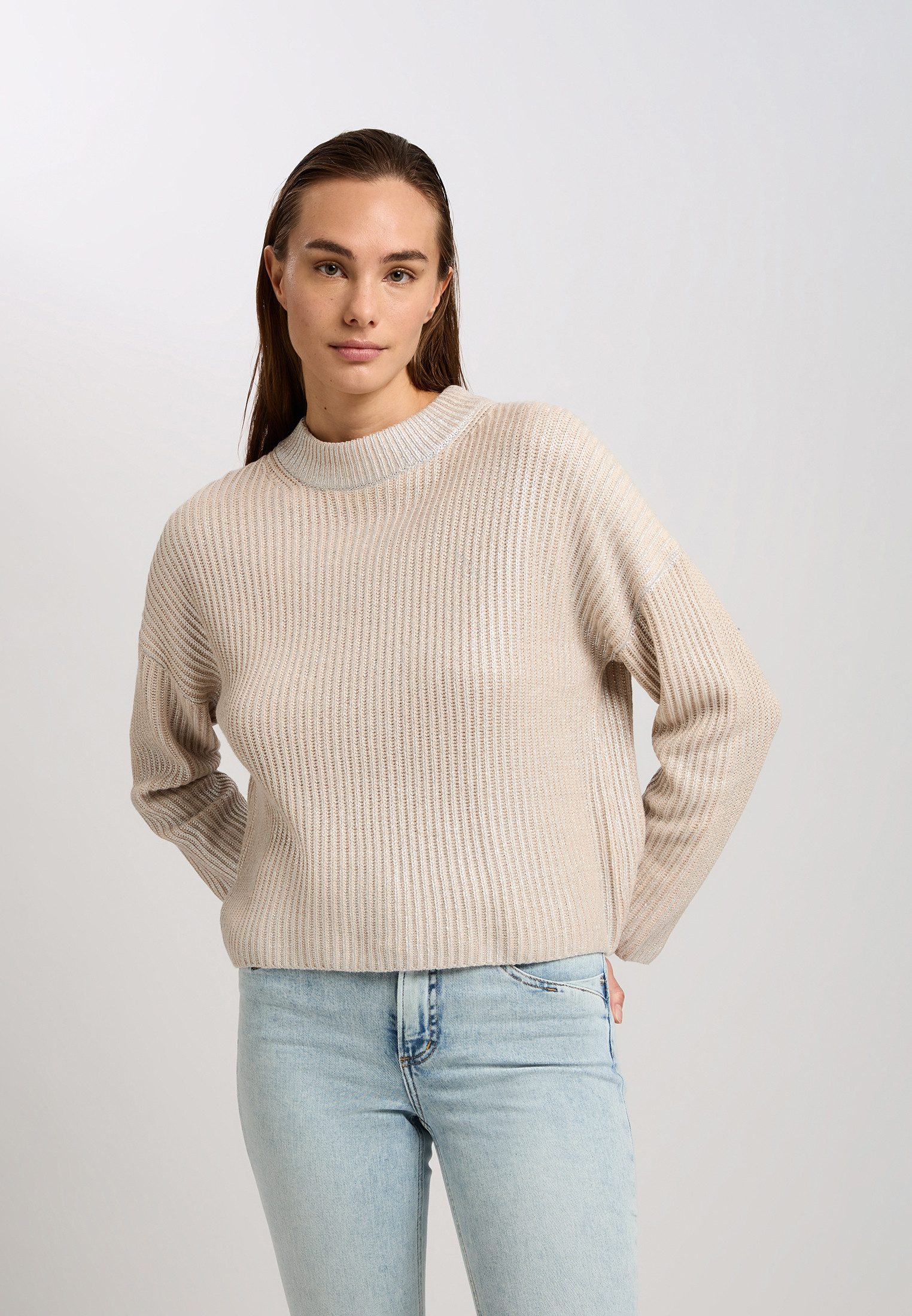 Stehkragenpullover