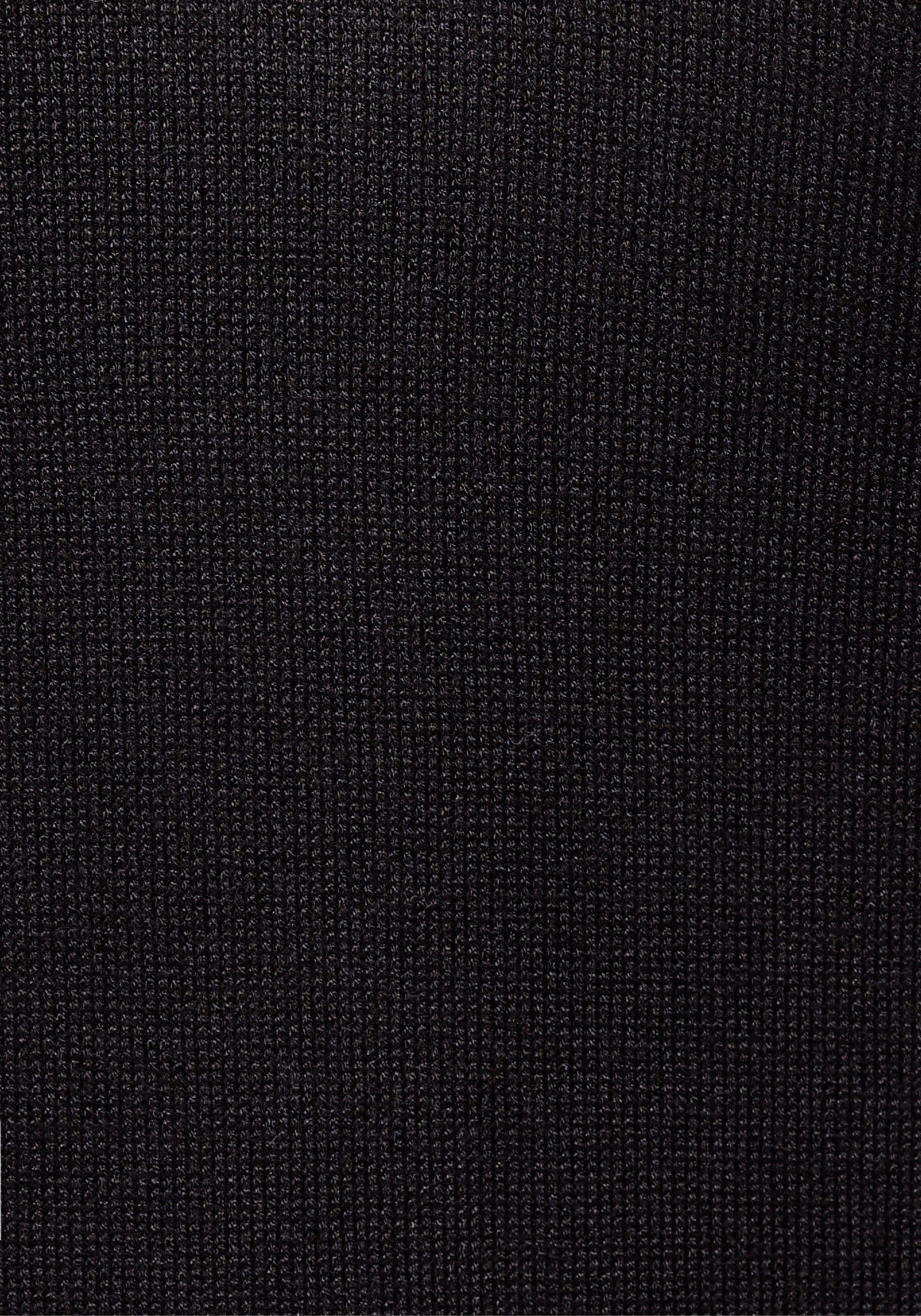 Laura Scott Longpullover mit Reißverschluss-Detail und 3/4 Ärmeln