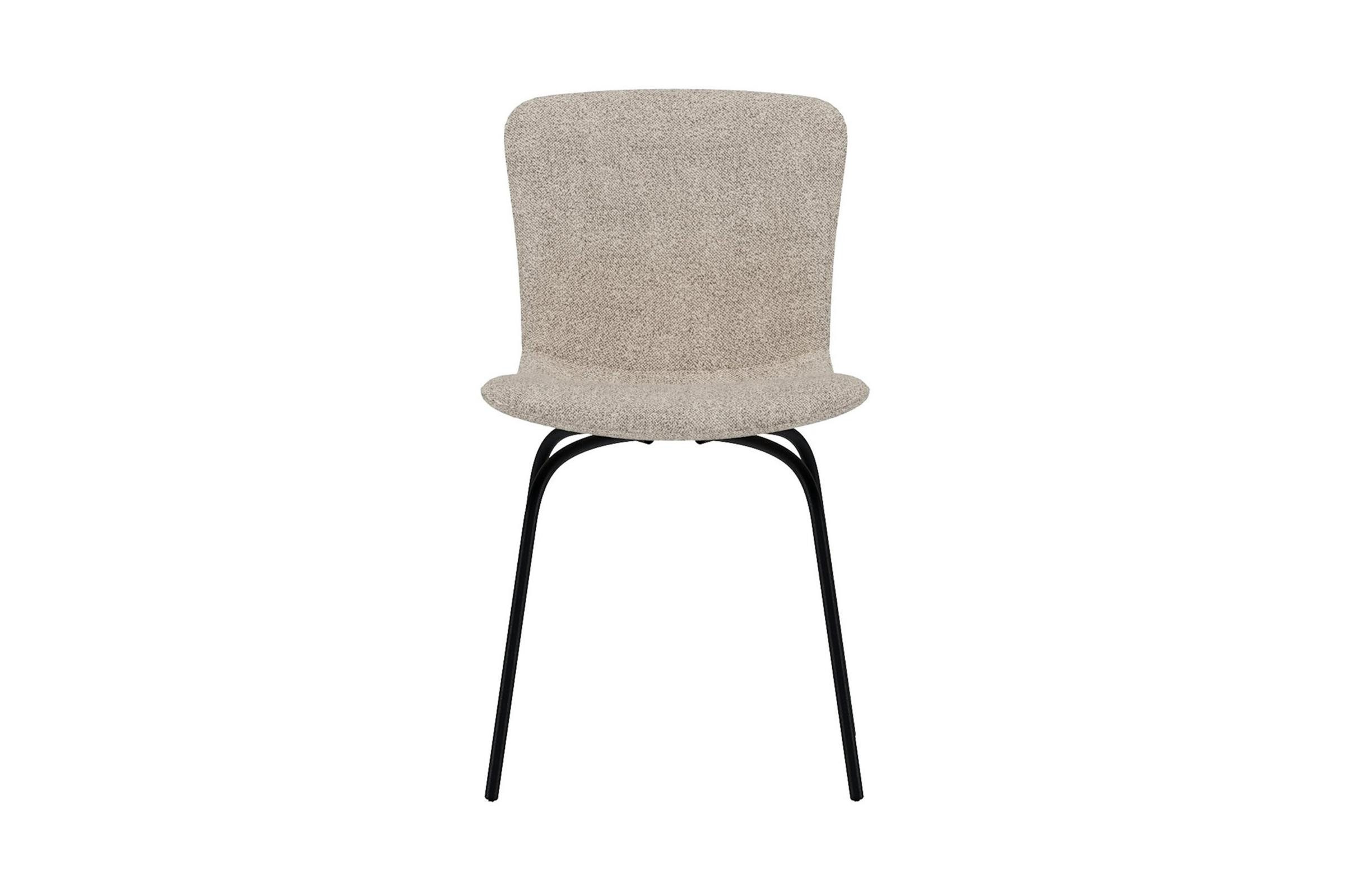 Venture Home Esszimmerstuhl 2er Set Linus Esszimmerstuhl Bouclé beige. (2 St)
