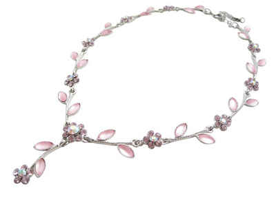 Mugello Collier Kette Fiori rosa Blumenkette schönes Geschenk