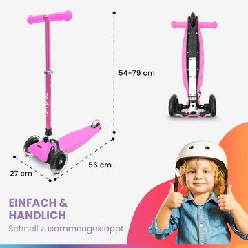 fun pro Cityroller ONE DeLuxe Kinderroller, Kick Scooter Roller Kinder - Stunt Tretroller Kinder klappbar