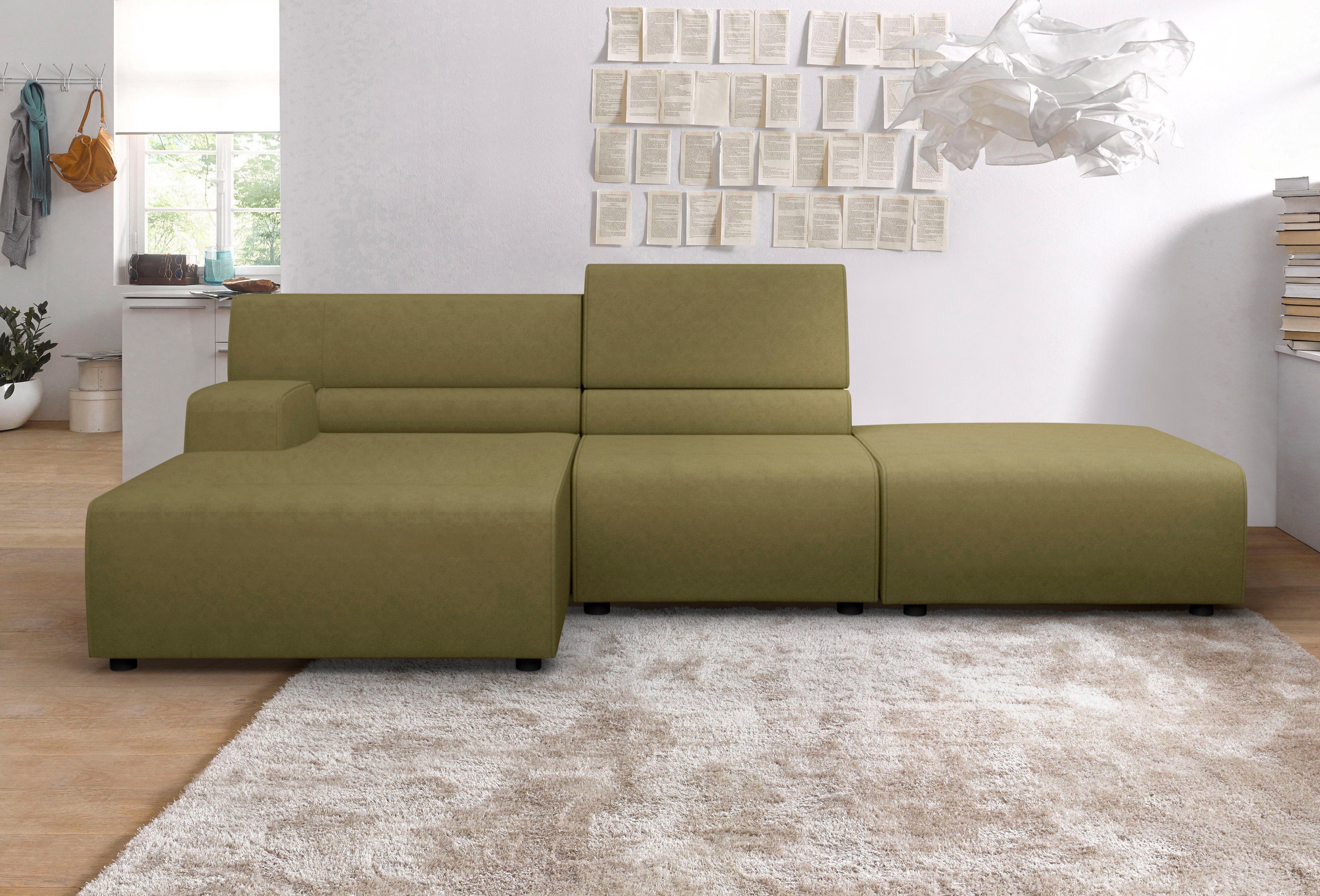 Egoitaliano Ecksofa Babouche, Designsofa mit außergewöhnlichem Sitzkomfort zum Wohlfühlen