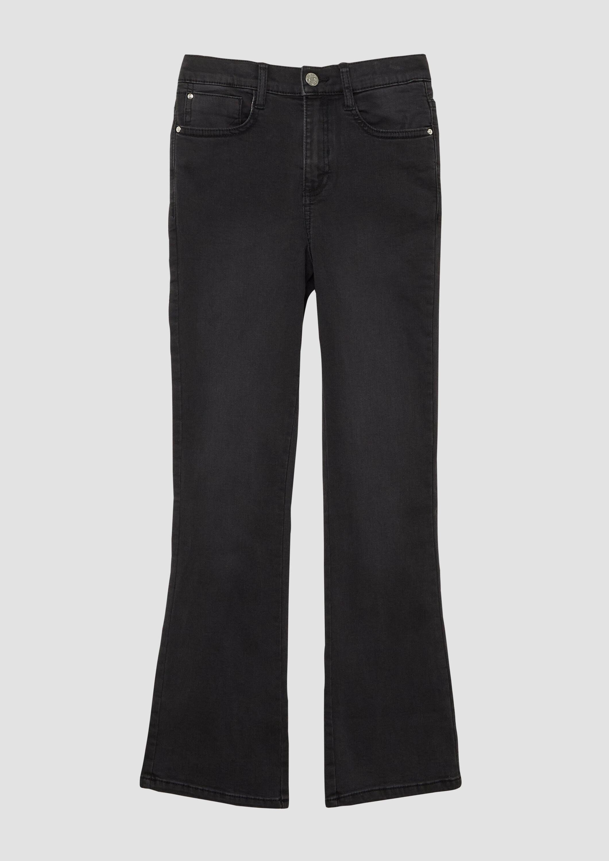 s.Oliver Bootcut-Jeans Jeans-Hose BEVERLY Jeans Beverly / Regular Fit / High Rise / Flared Leg / soft & warm