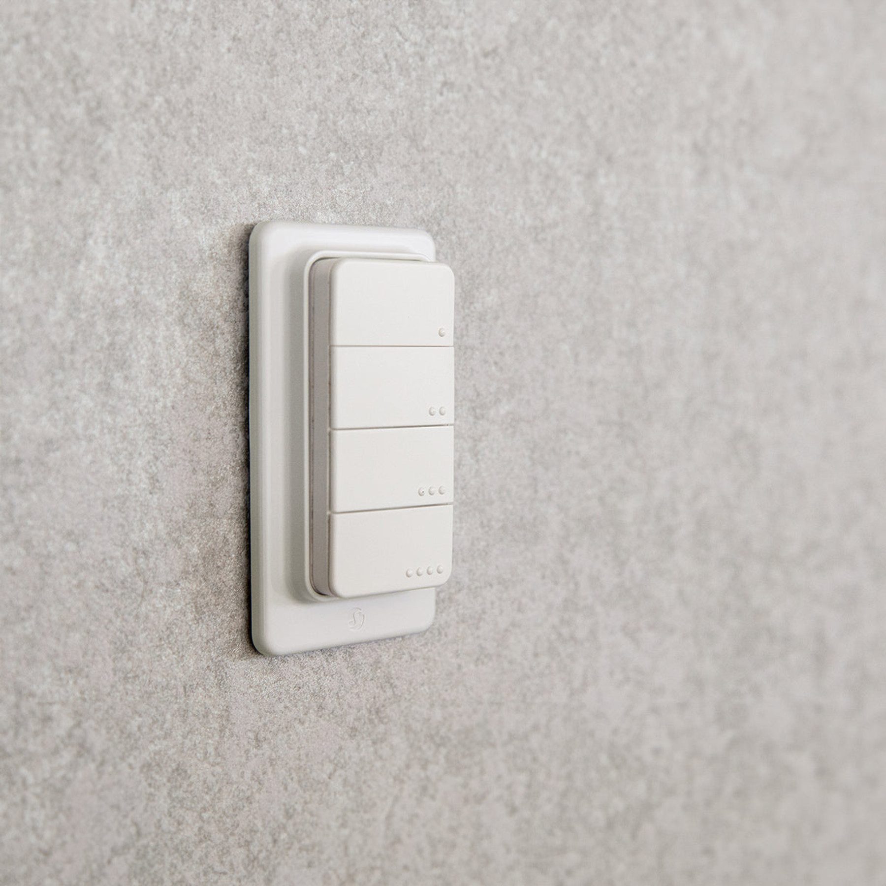 Shelly SHELLY Bluetooth Fernbedienung Blu ZB RC Button 4, Plug&Play, Weiß Smarte Fernbedienung