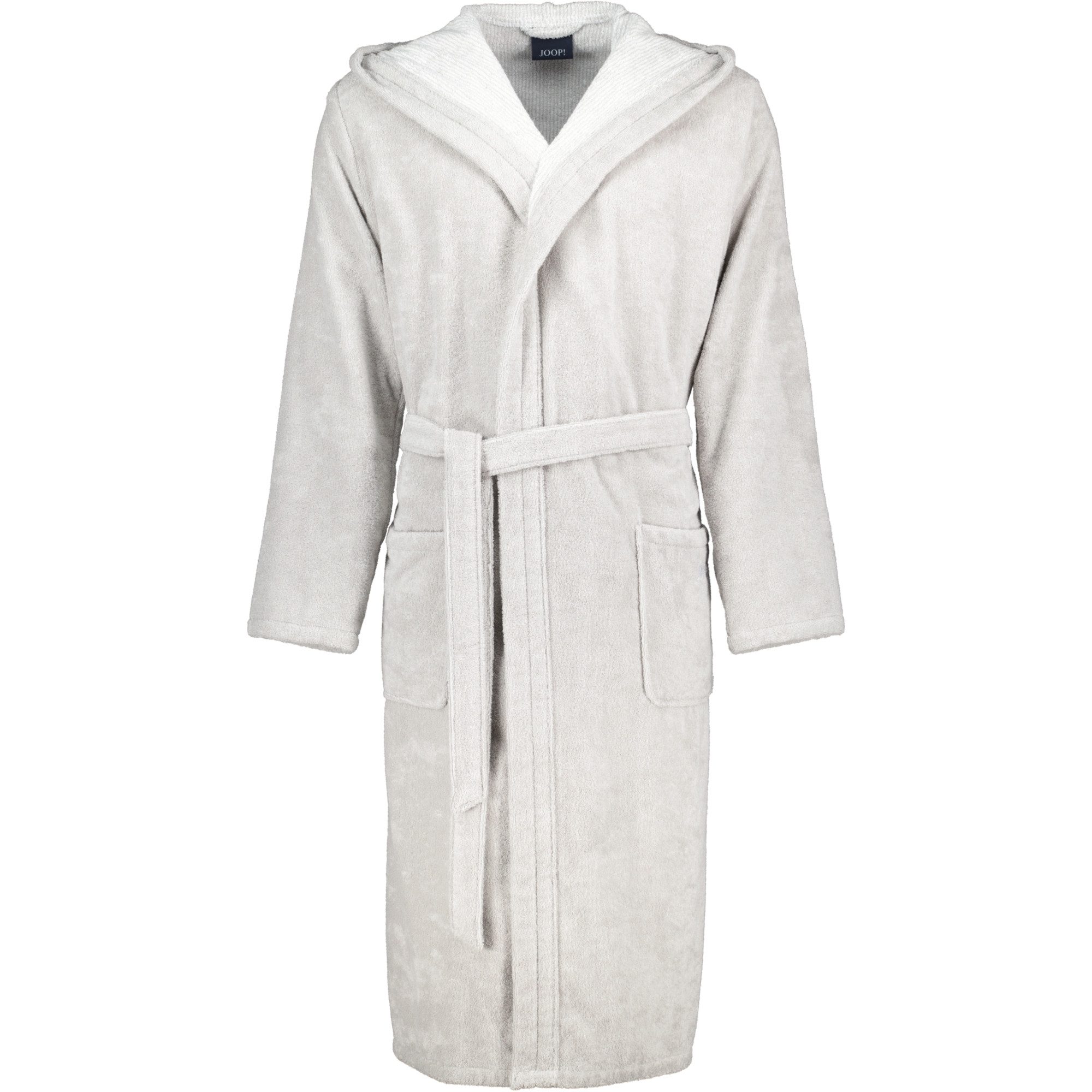 JOOP! Herrenbademantel 1619 Classic Kapuze Frottier, Kapuze, 100% Baumwolle