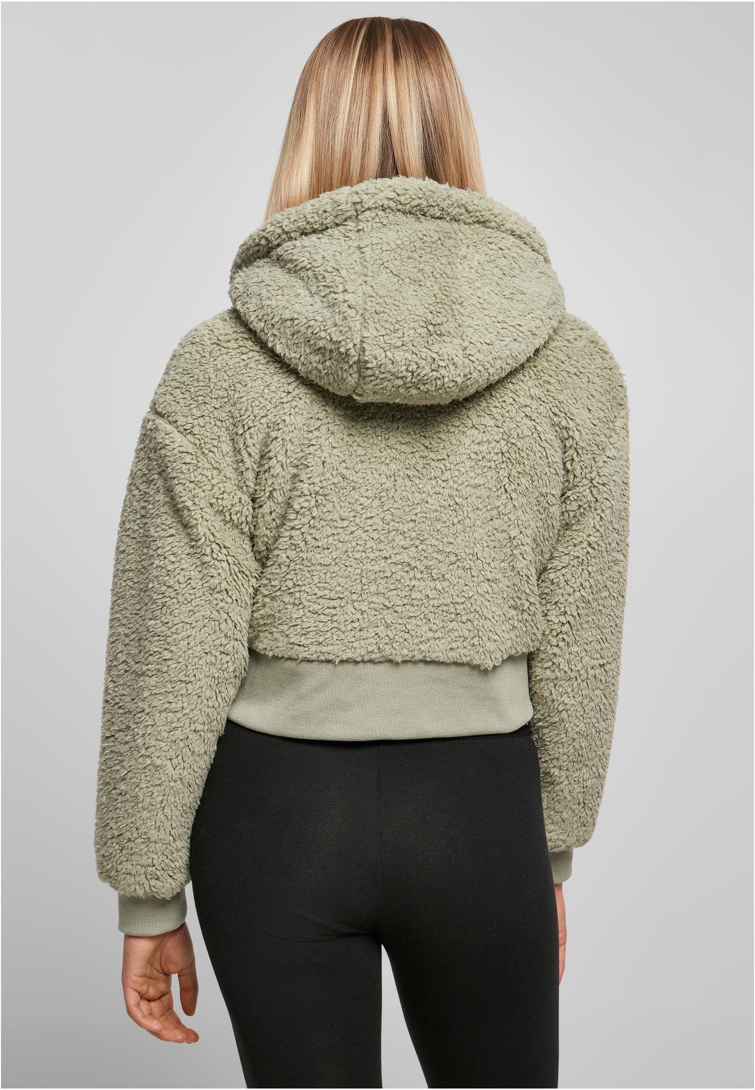 URBAN (1-St) Outdoorjacke Jacket CLASSICS Sherpa Oversized Ladies Damen Short softsalvia