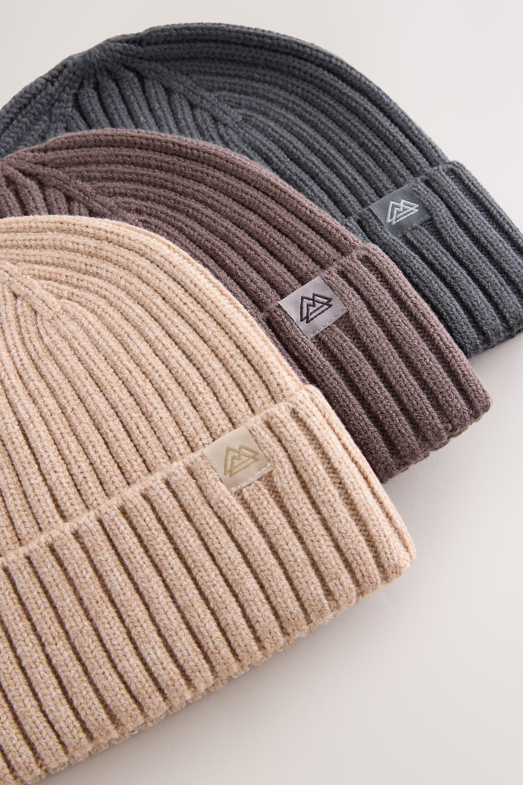 Next Beanie Beanie-Strickmützen im 3er-Pack (3-St) günstig online kaufen