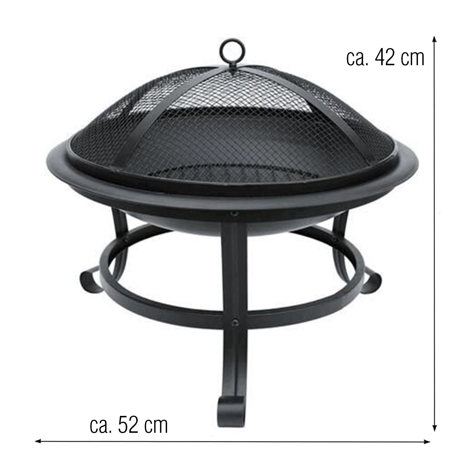 Grafner Feuerschale Feuerschale Funkenschutzgitter Feuerhaken Feuerkorb günstig online kaufen