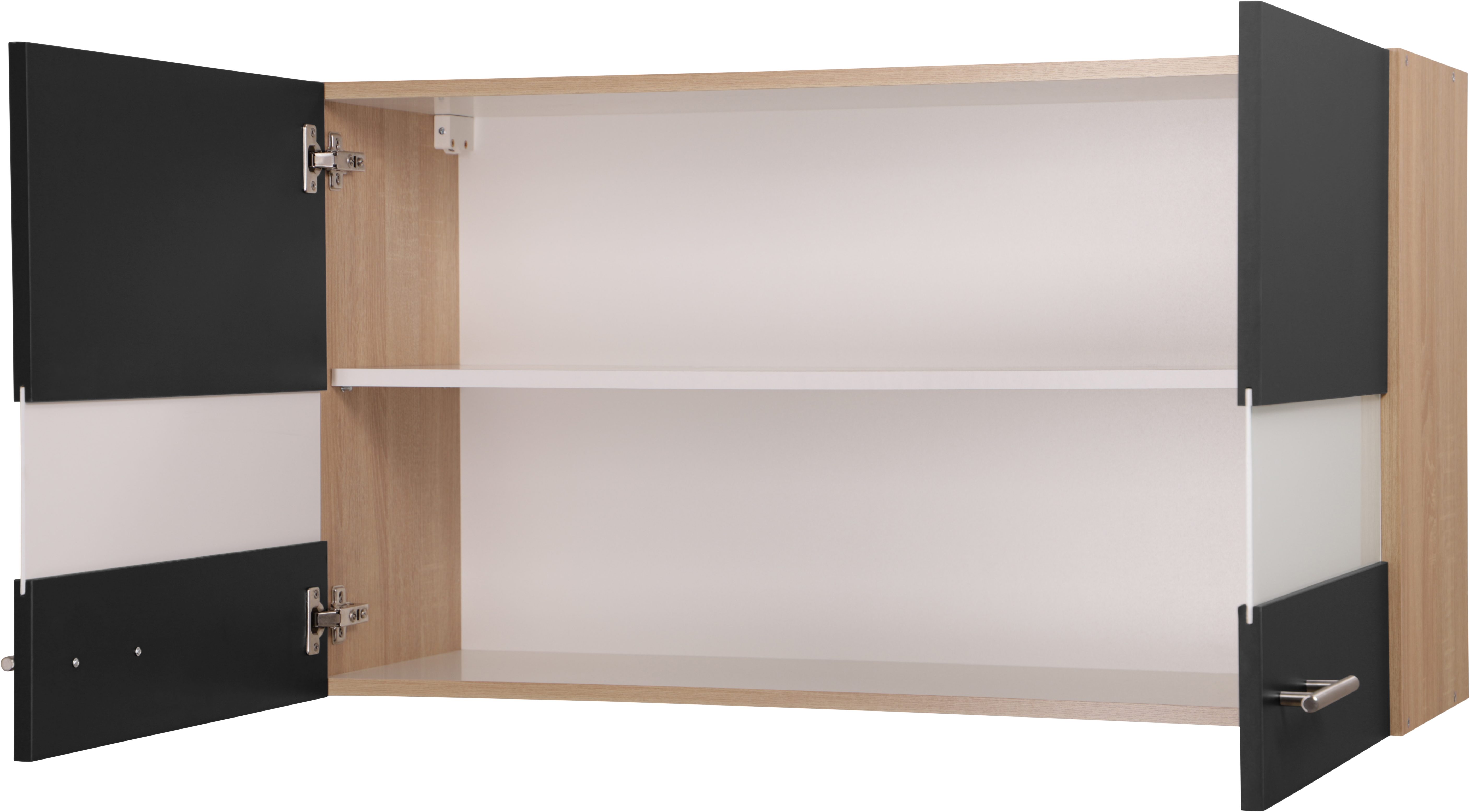 RESPEKTA Hängeschrank Merle Breite 100 cm, mit Soft-Close Funktion, Stangengriffe aus Metall – Bild 3 von 5