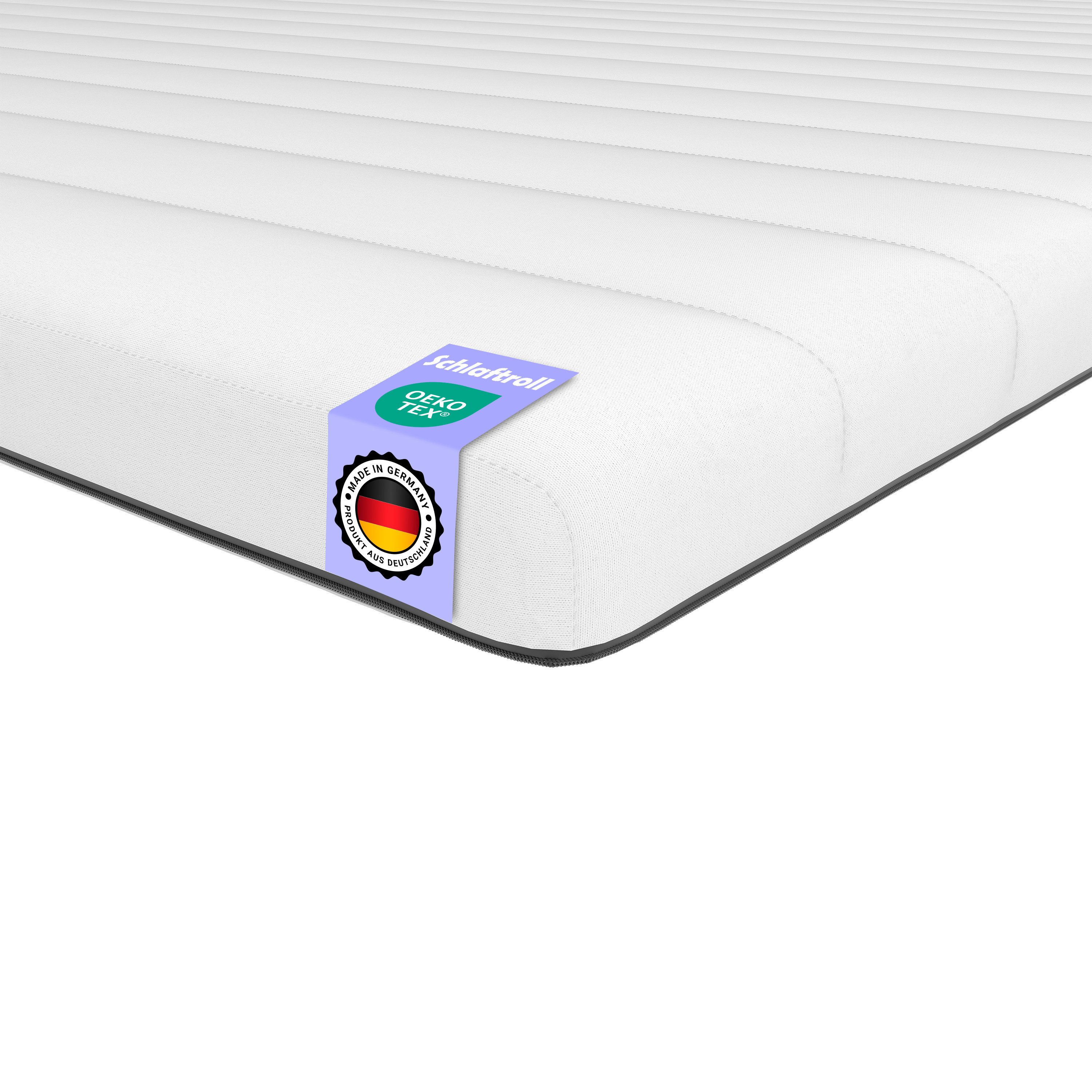 Schlaftroll, Topper Weiche Kaltschaum-Matratzenauflage für maximalen Komfort und Ergonomie, OEKO-TEX® zertifiziert