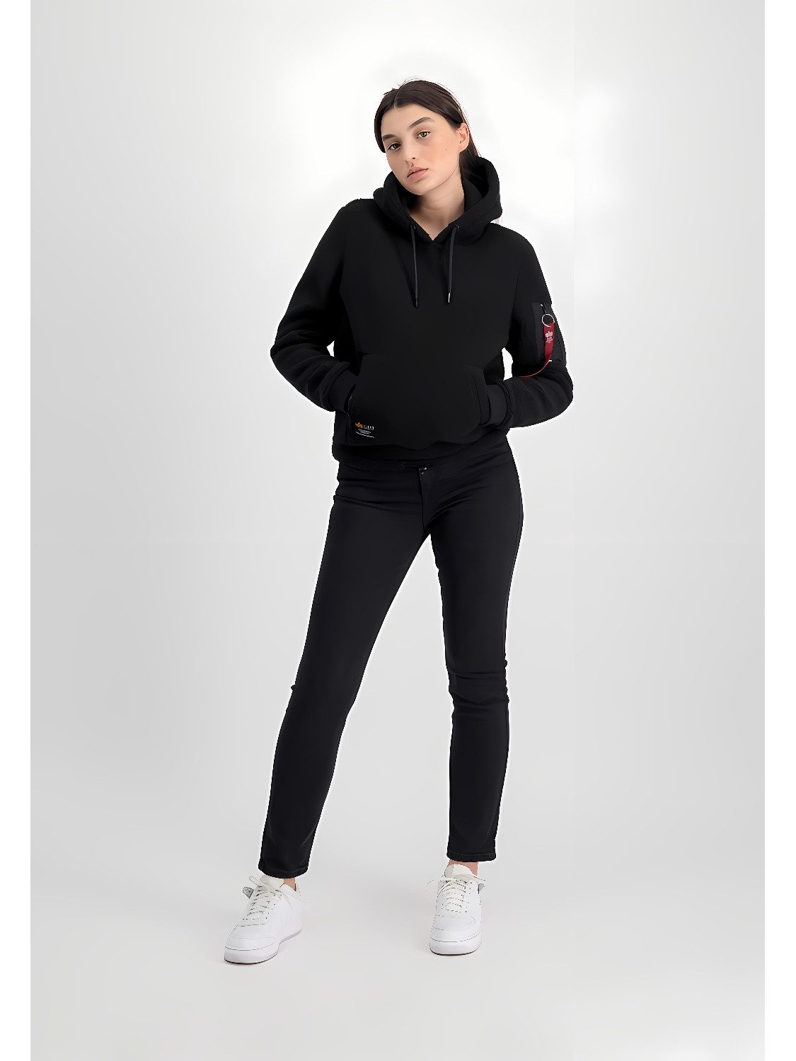 Alpha Industries Kapuzenpullover Teddy Hoody Wmn