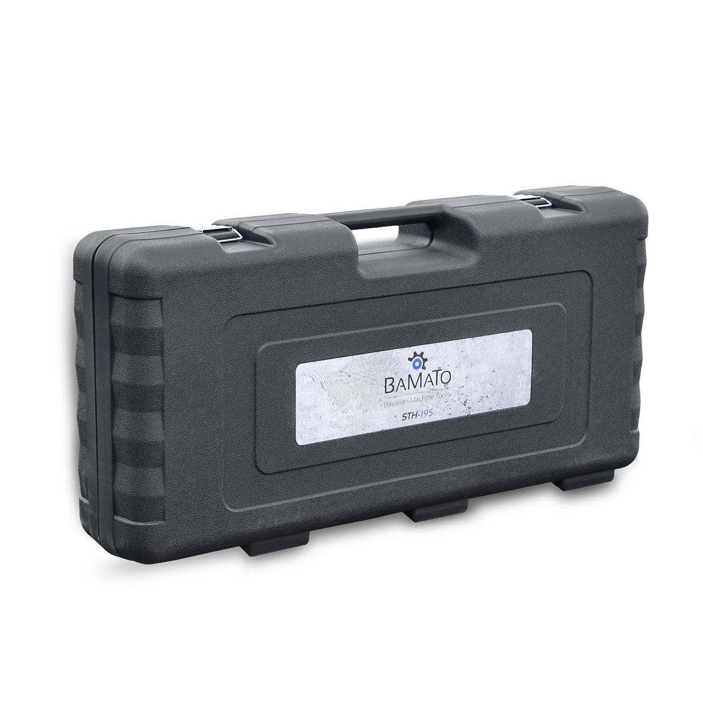 BAMATO Abbruchhammer STH-195 Abbruchhammer 50 Joule Spitzmeißel Flachmeißel 230V, 1700 in W, (7-tlg) Hexagon Werkzeugaufnahme, SOFT-Grip, Koffer