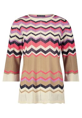 Betty Barclay Strickpullover mit Strickdetails (1-tlg) Color Blocking