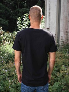 CircleStances T-Shirt Nashorn Print T-Shirt (Bio) (1-tlg) Transparente Lieferkette