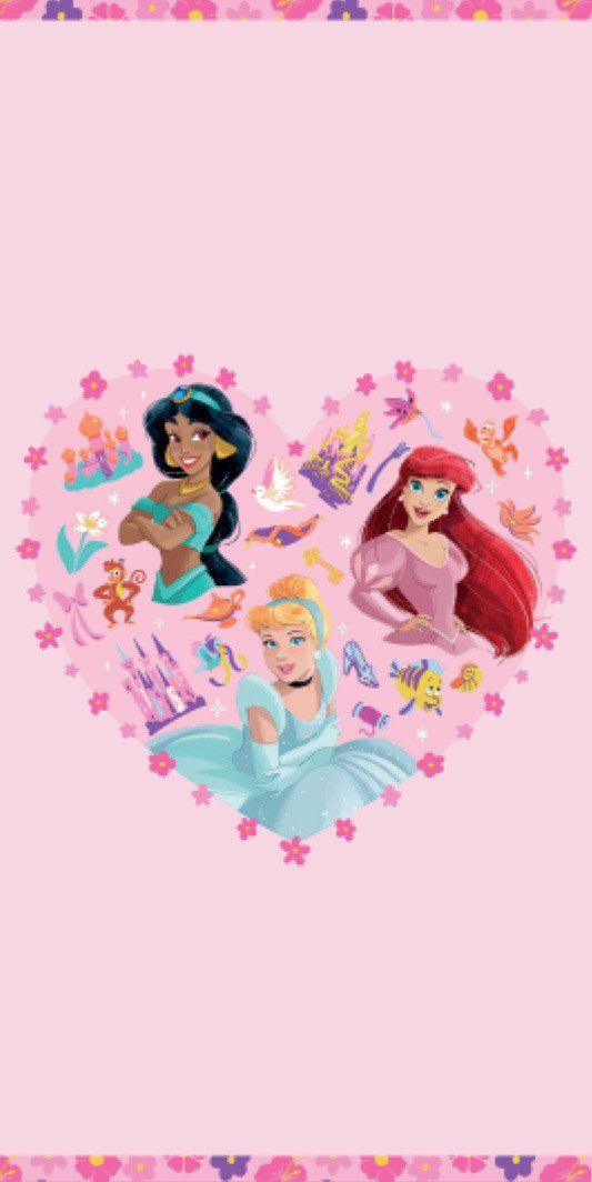 Disney Strandtuch Princess Badetuch Handtuch Strandtuch 70 x 140 cm