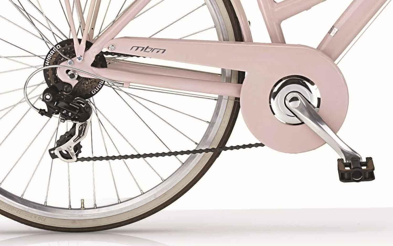 MBM Trekkingrad New Boulevard, 18 Gang Shimano TY300 Schaltwerk, Kettenschaltung, für Damen, Kettenschaltung