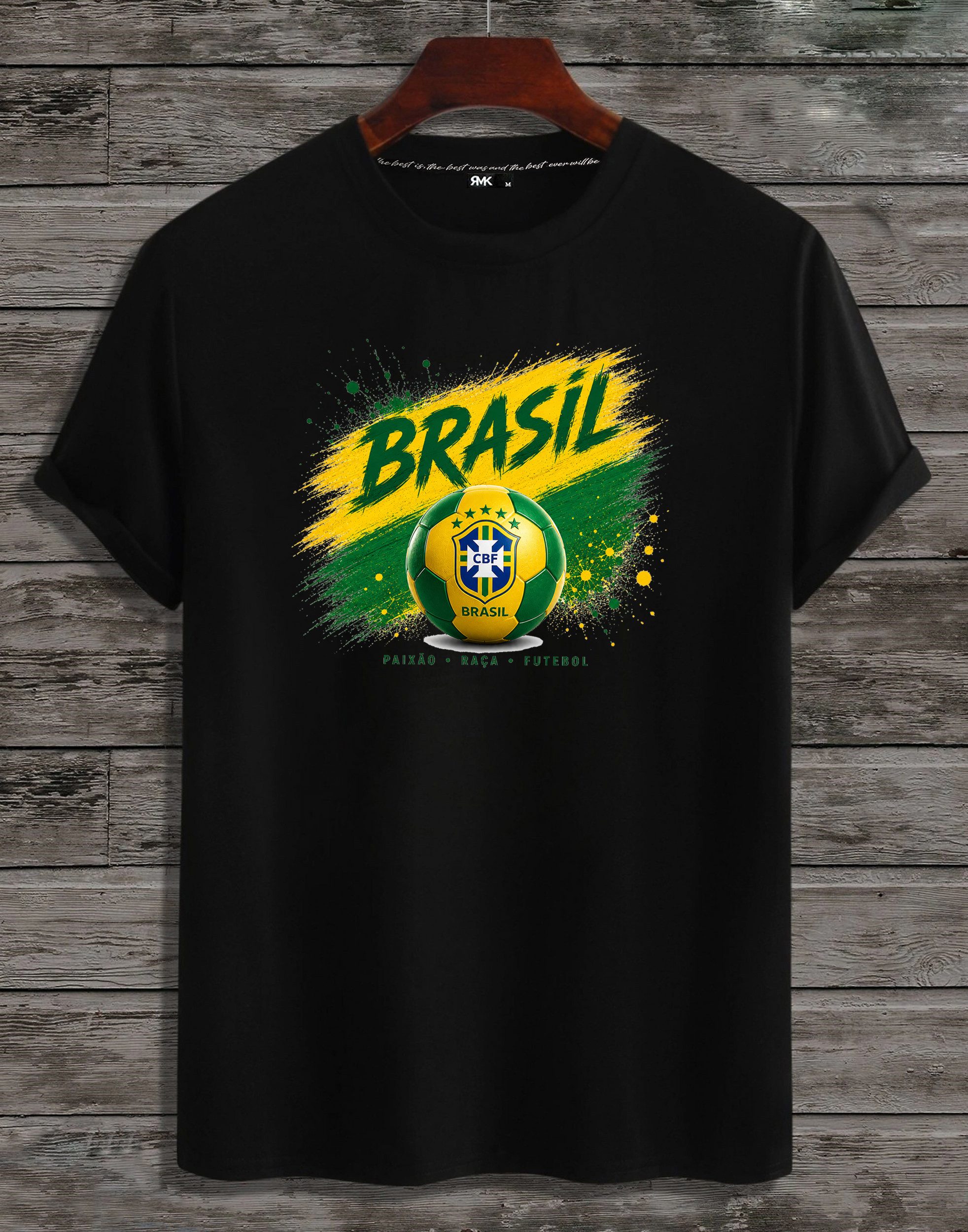 RMK T-Shirt Herren Shirt Fußball WM Brasil 100% Baumwolle
