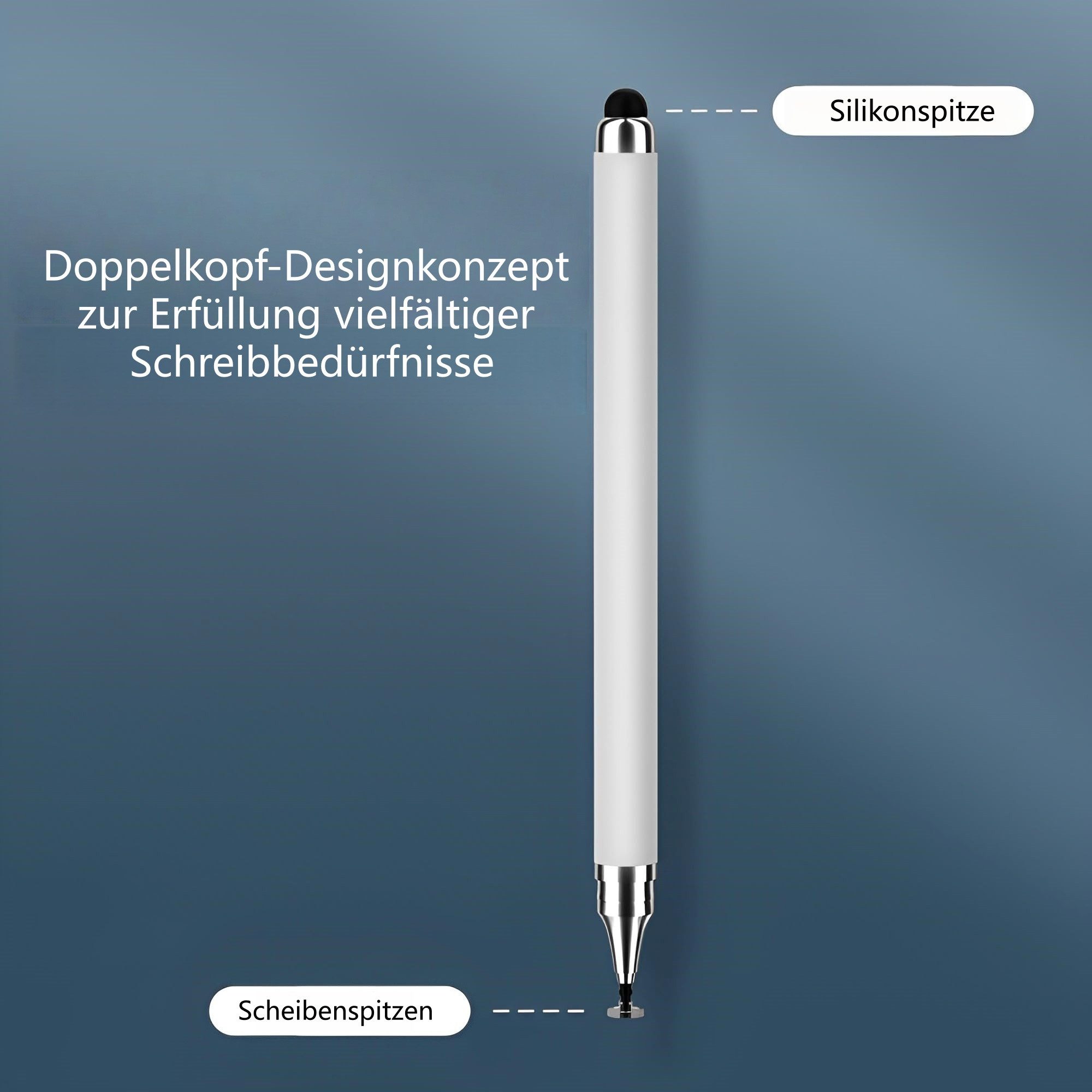 FOUORTUNATE-BEE 2in1 Touchscreen Stift für Tablet & Smartphone, 3er Set Tastatur mit Touchpad (Universeller Stylus Pen für Handy Tablet Zeichnen Schreiben)