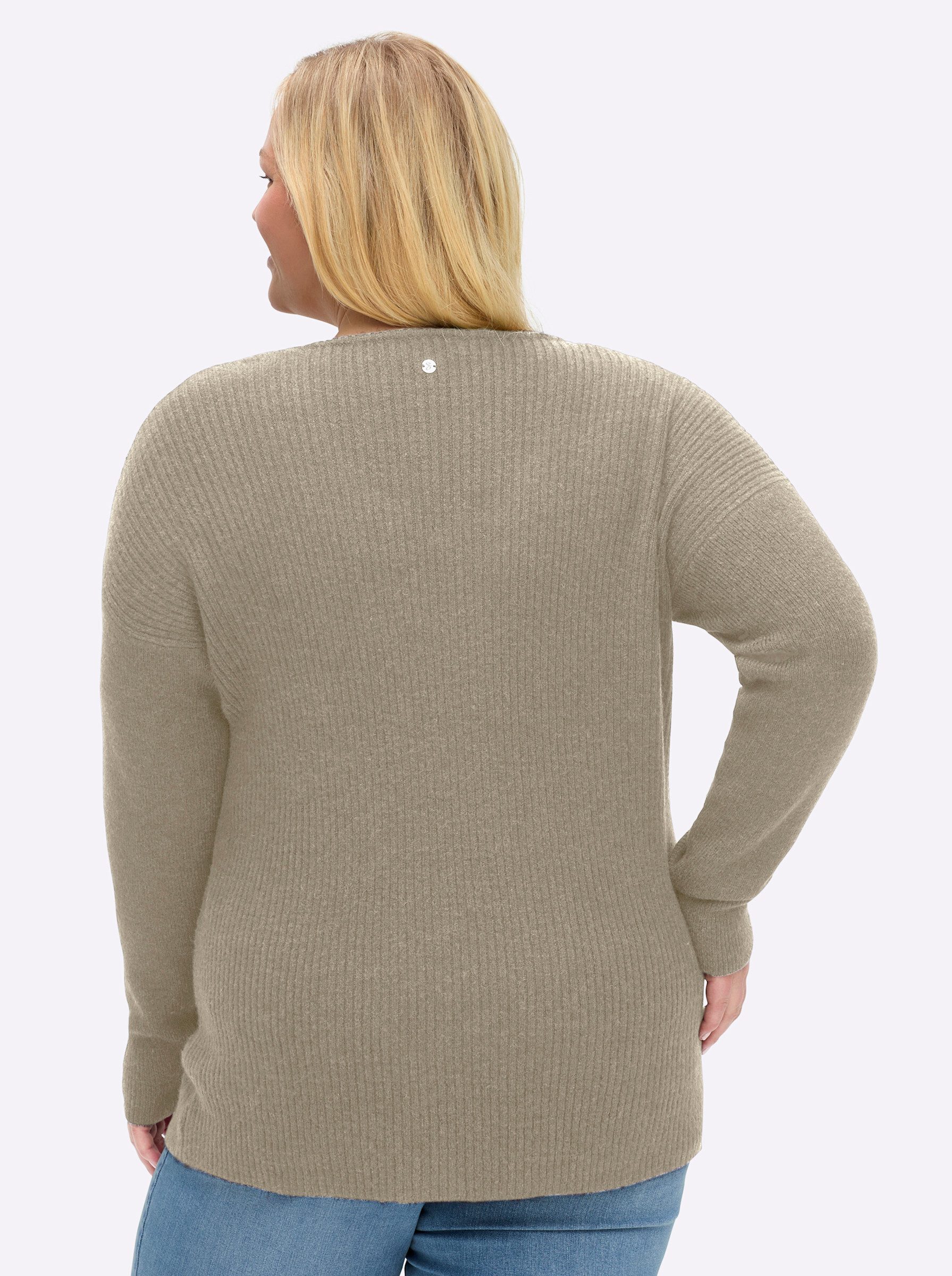Sheego Strickpullover Pullover günstig online kaufen