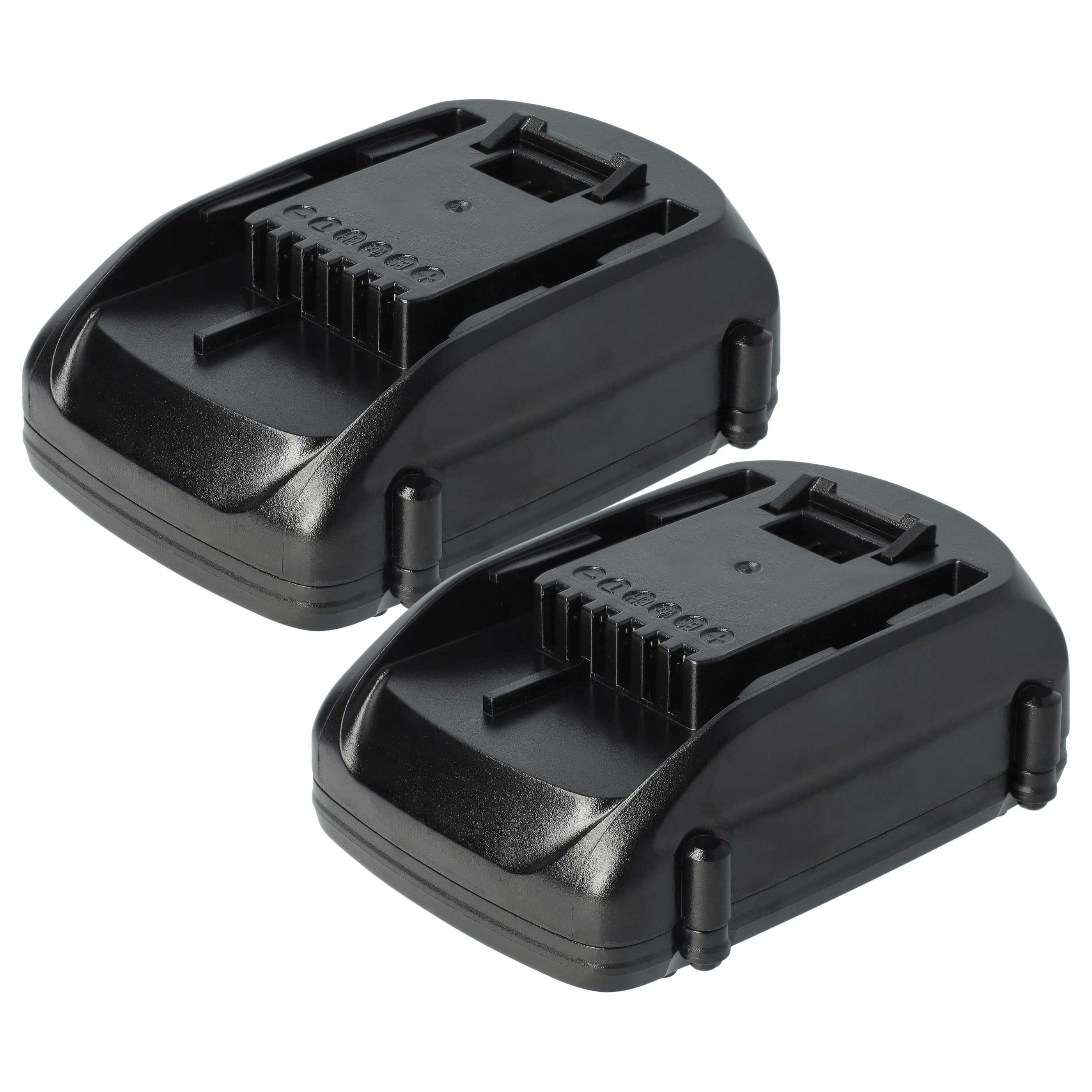 vhbw Akku passend für Worx WG540, WG540E.5, WG546, WG540E, WG540E.1, Akku Akku Li-Ion 1500 mAh (18 V, 2 St), Leistungsfähige Austausch-Akkus für Werkzeug Powertools wie