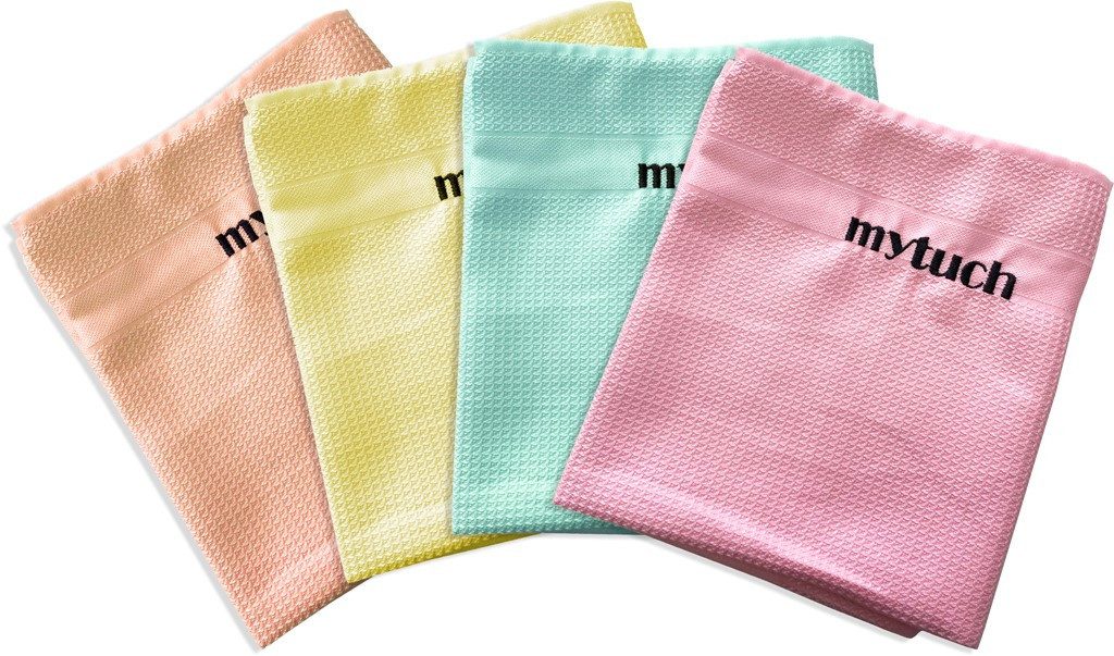 Mytuch Premium Reinigungstücher Mikrofasertuch (80% Polyester, 20% Polyamid, 40x70 cm, 1 Packung, 4-tlg., Allzwecktücher, Streifenfrei)