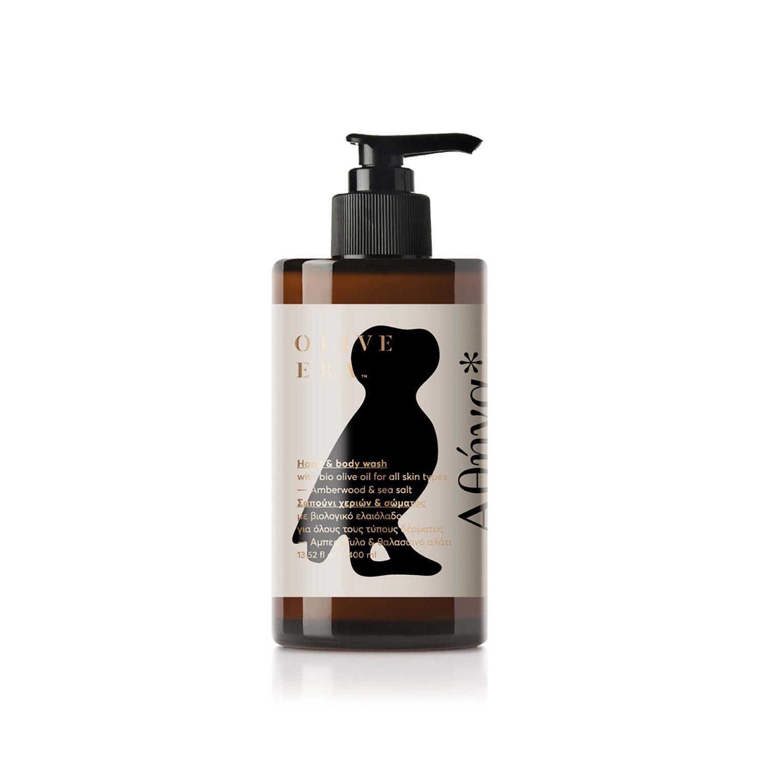 OLIVE ERA Duschgel Olive Era Hand & Body Wash Bio-Olivenöl 400ml Sanfte Reinigung