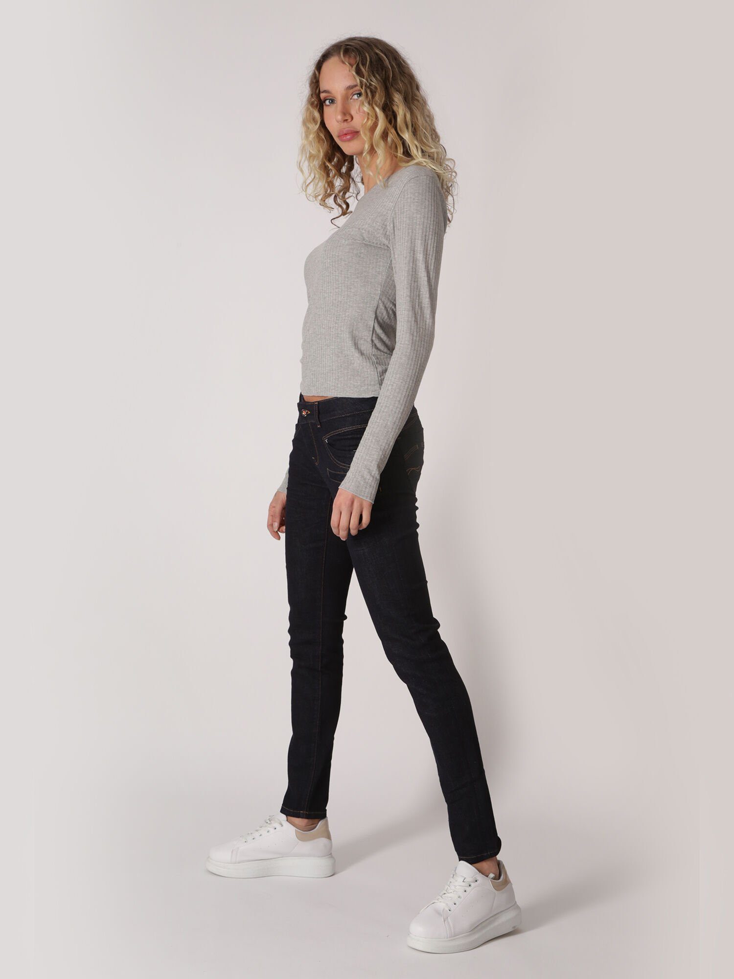 Miracle of Denim Skinny-fit-Jeans Suzy Raw Denim figurbetont