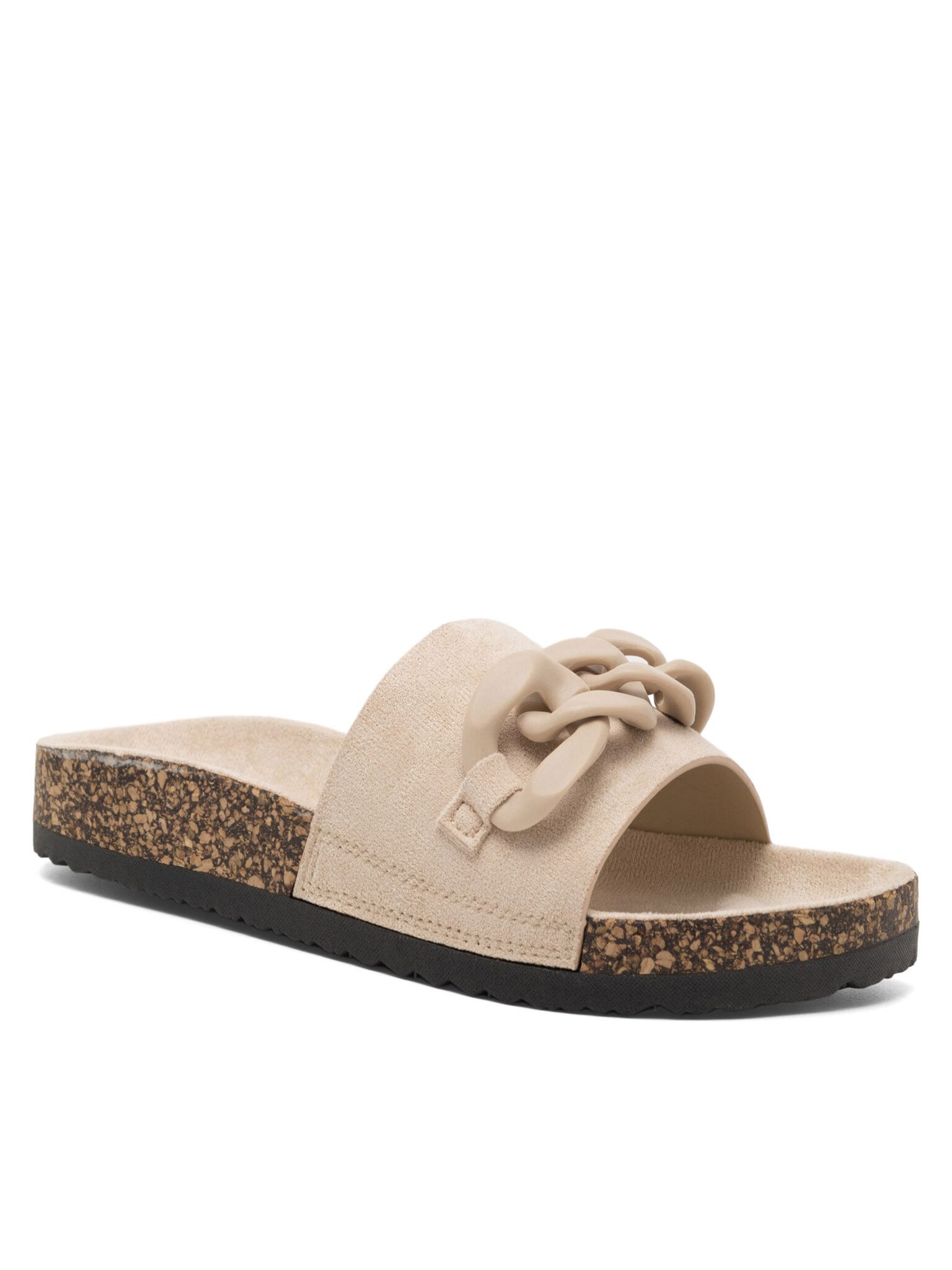 DeeZee Pantoletten WSLS19-20 Beige Pantolette günstig online kaufen