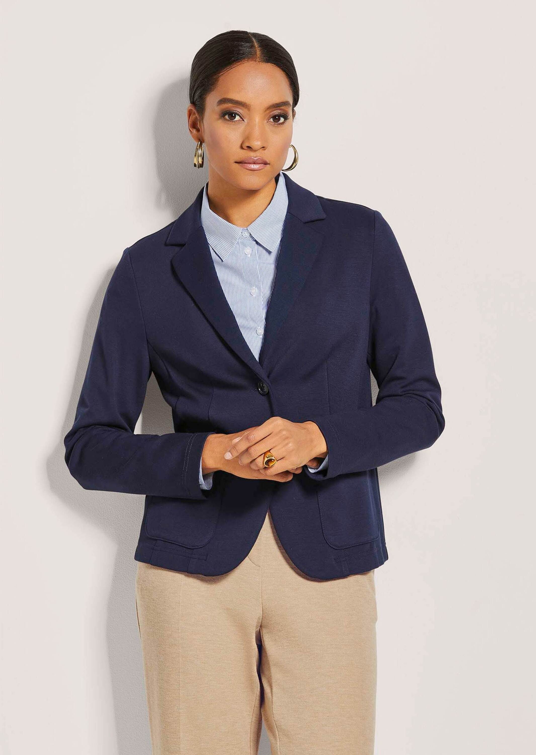 Kurzblazer Jersey-Blazer