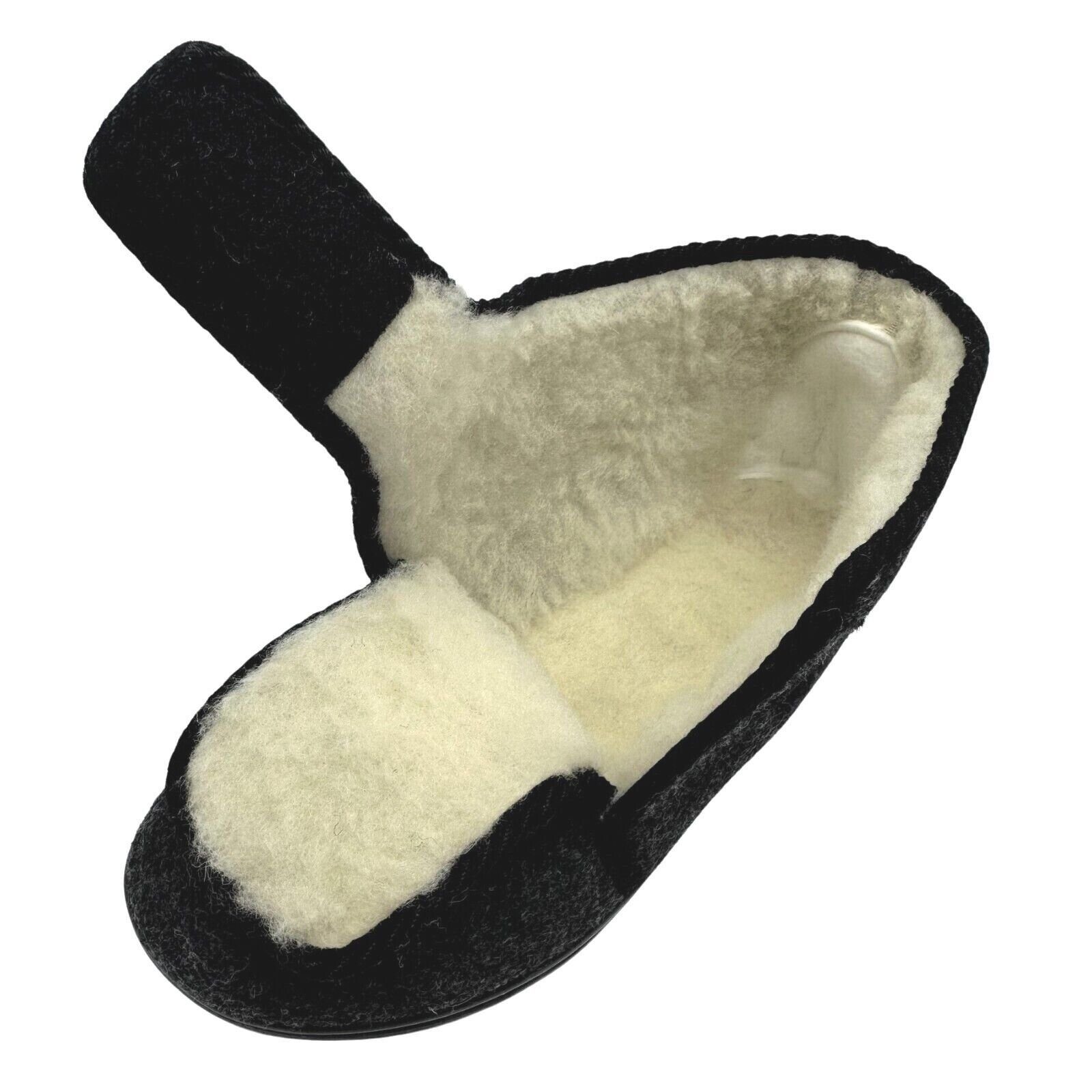zelbut Damen Herren Winter Hausschuhe Filz Hüttenschuhe Schafwolle Gefüttert Hausschuh Hüttenschuhe Hausstiefel Schafwolle