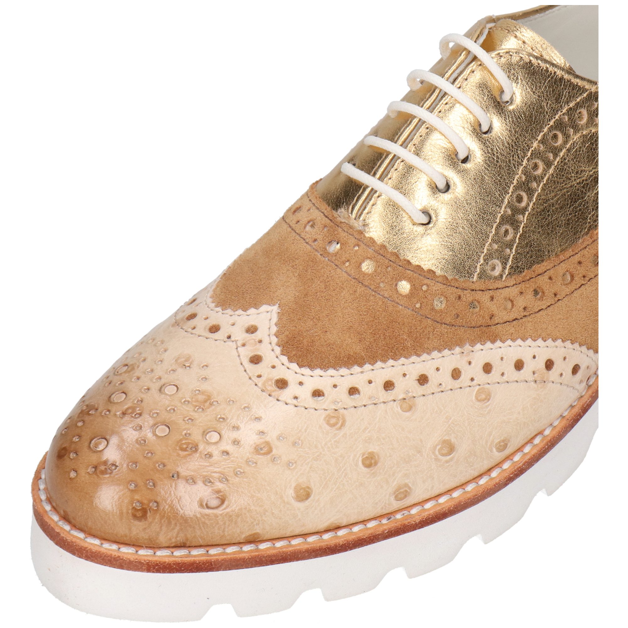 Melvin & Hamilton Molly 2 Leder-Schnürschuhe für Damen Schnürschuh Plateausohlen, Echtes Leder