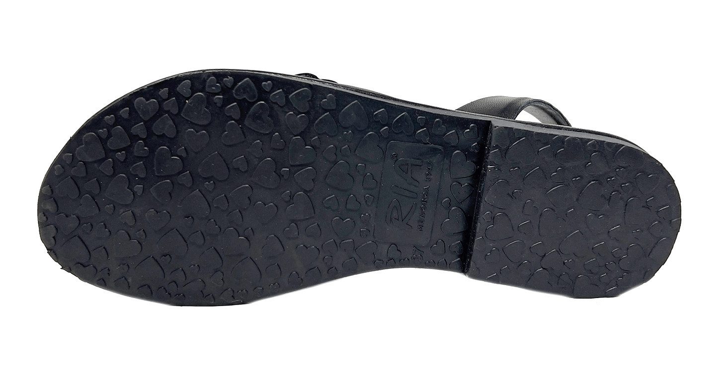 Ria Menorca Ria - CREP. (SATO) CORAZONES NEGRO Sandale