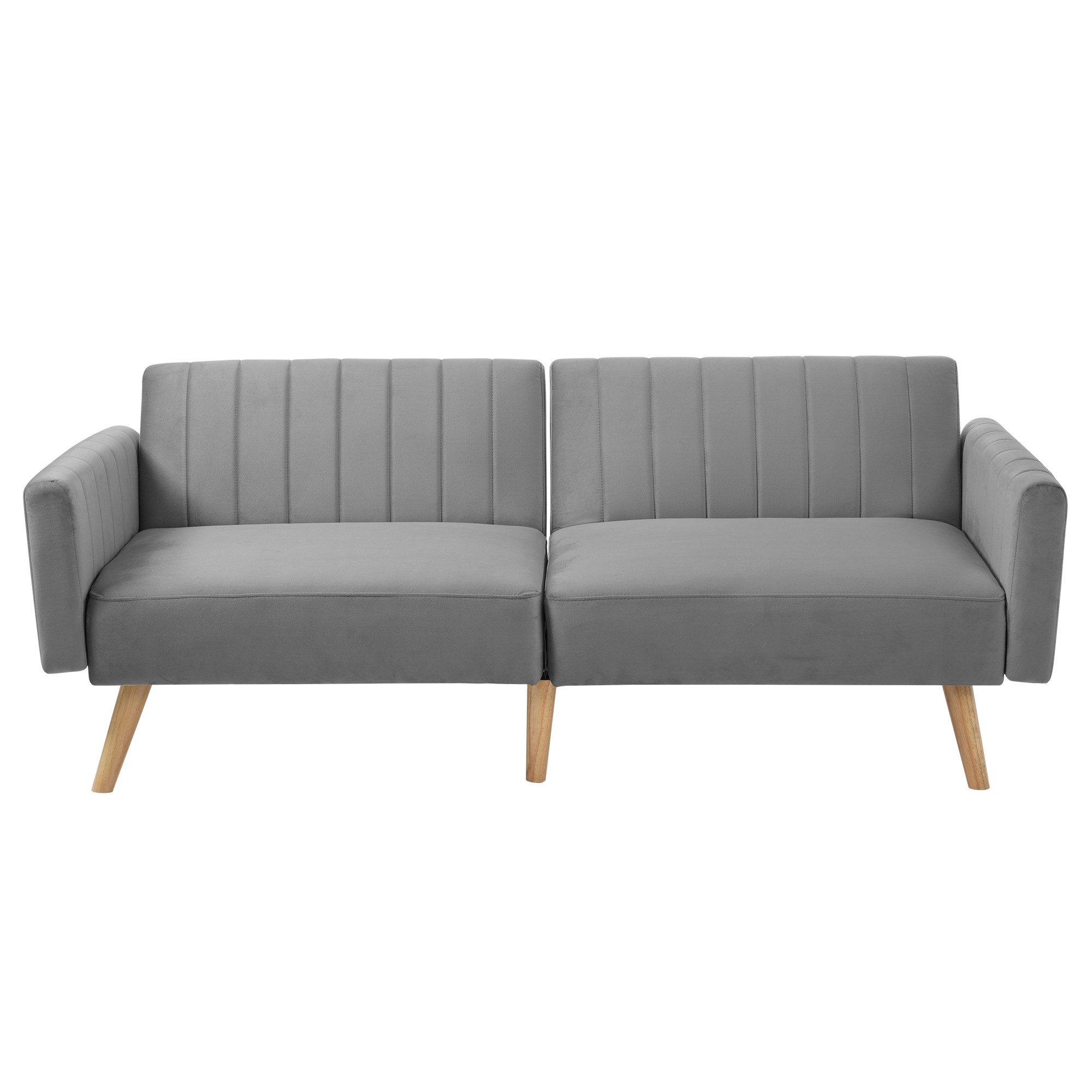 SOFTWEARY Schlafsofa 2-Sitzer mit Bettfunktion, verstellbare günstig online kaufen